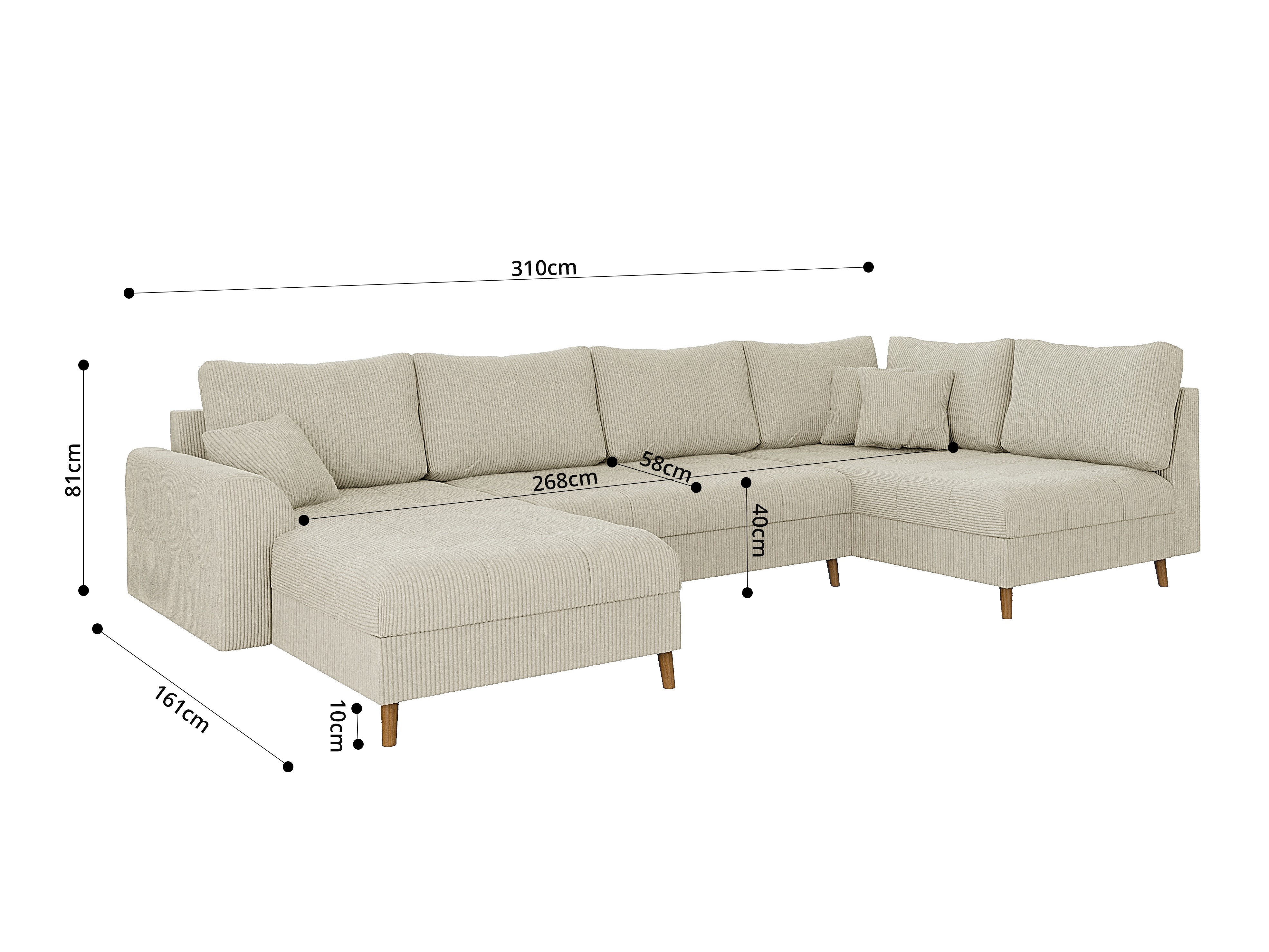Hjørnesofa Elbmori 101 (Lincoln 03)