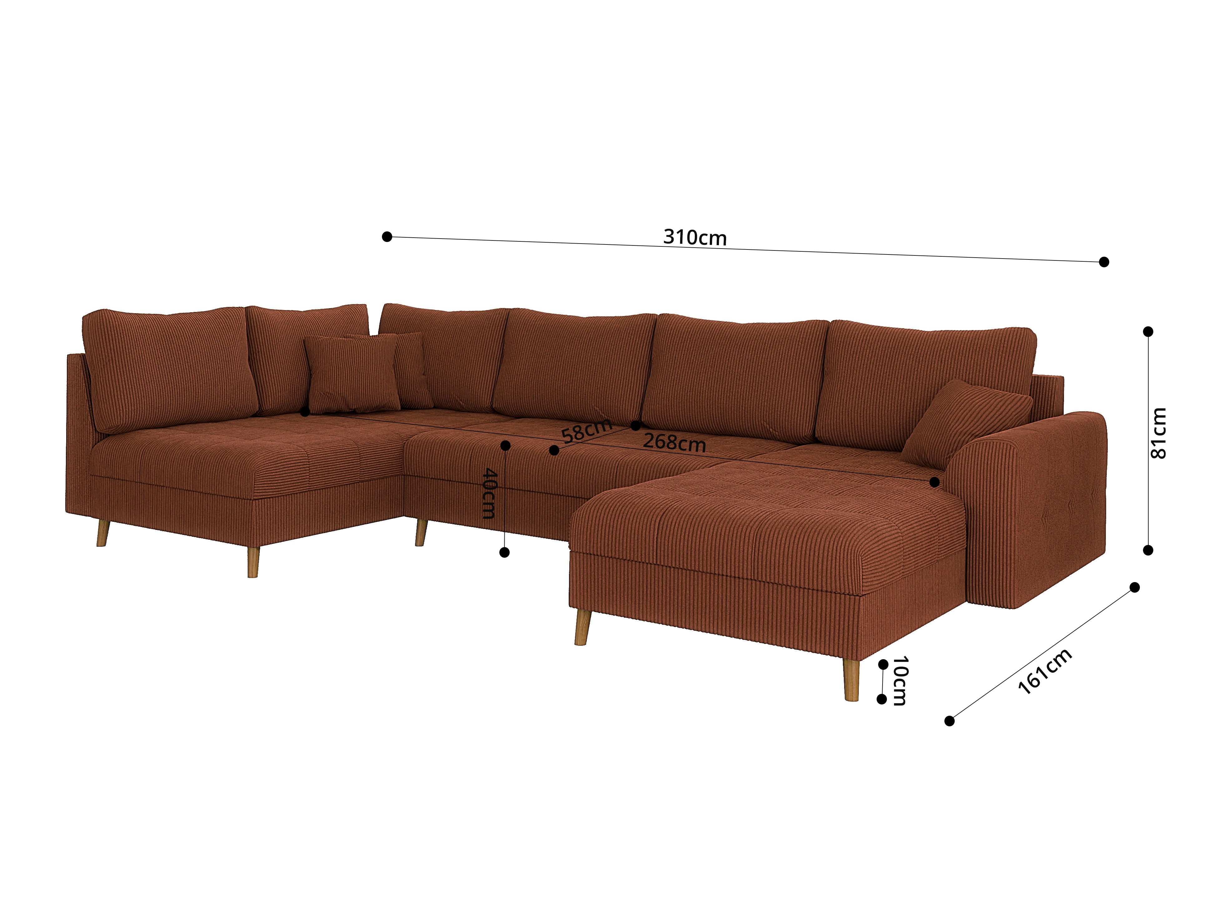 Hjørnesofa Elbmori 101 (Lincoln 57)