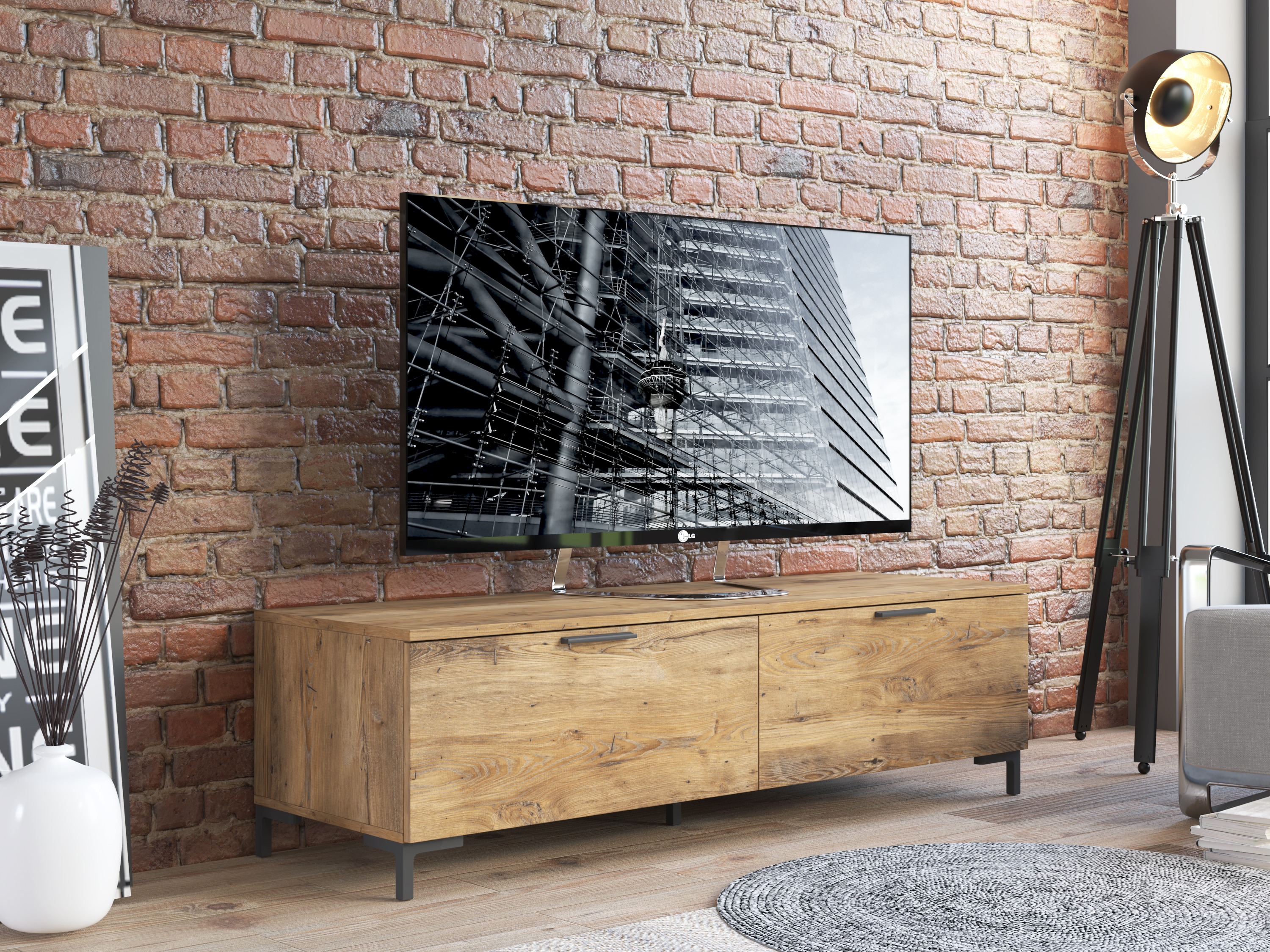 TV-bord Salnola 104 (Kastanje)