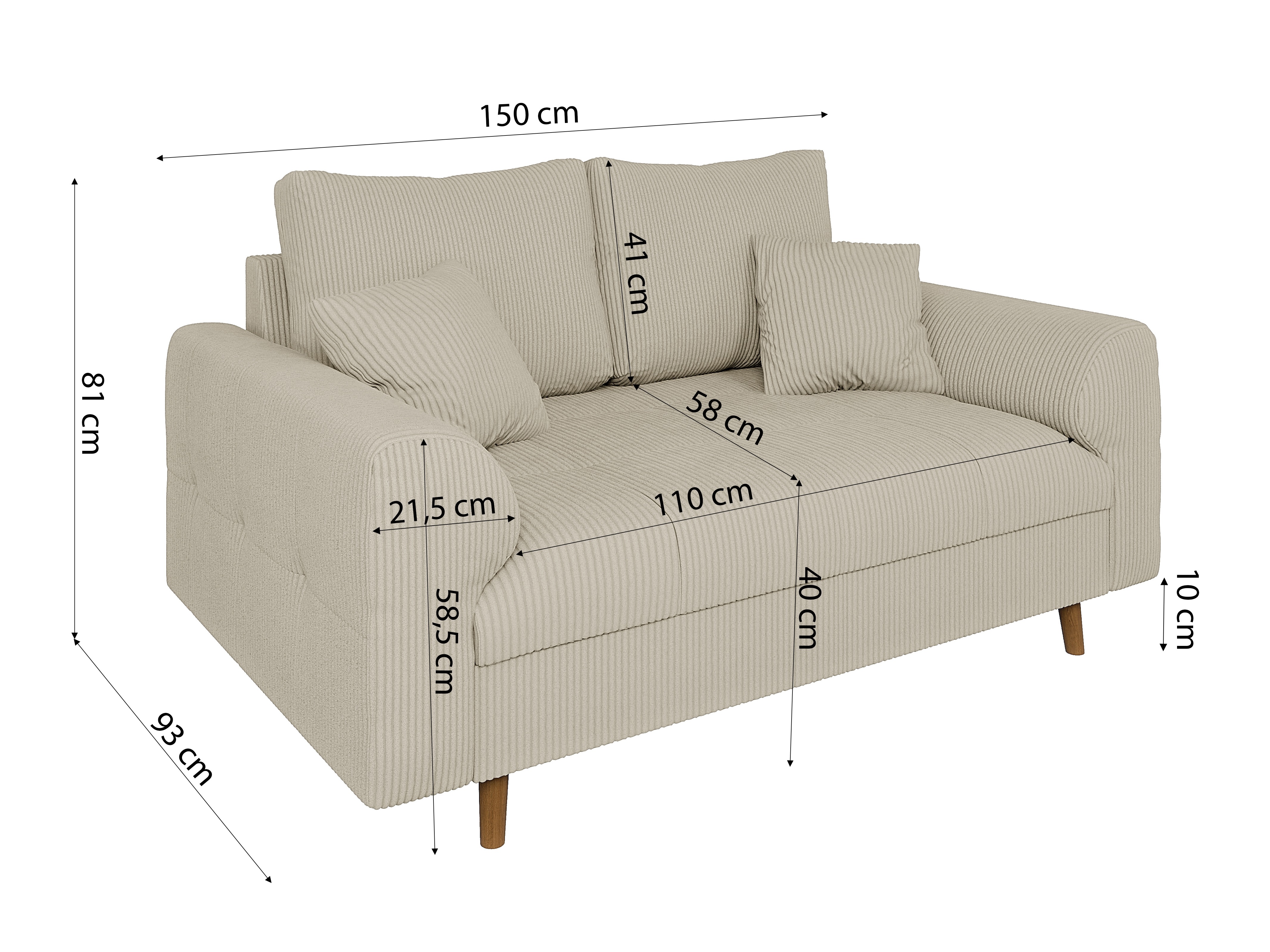 Sofa Elbmori 104 (Lincoln 03)