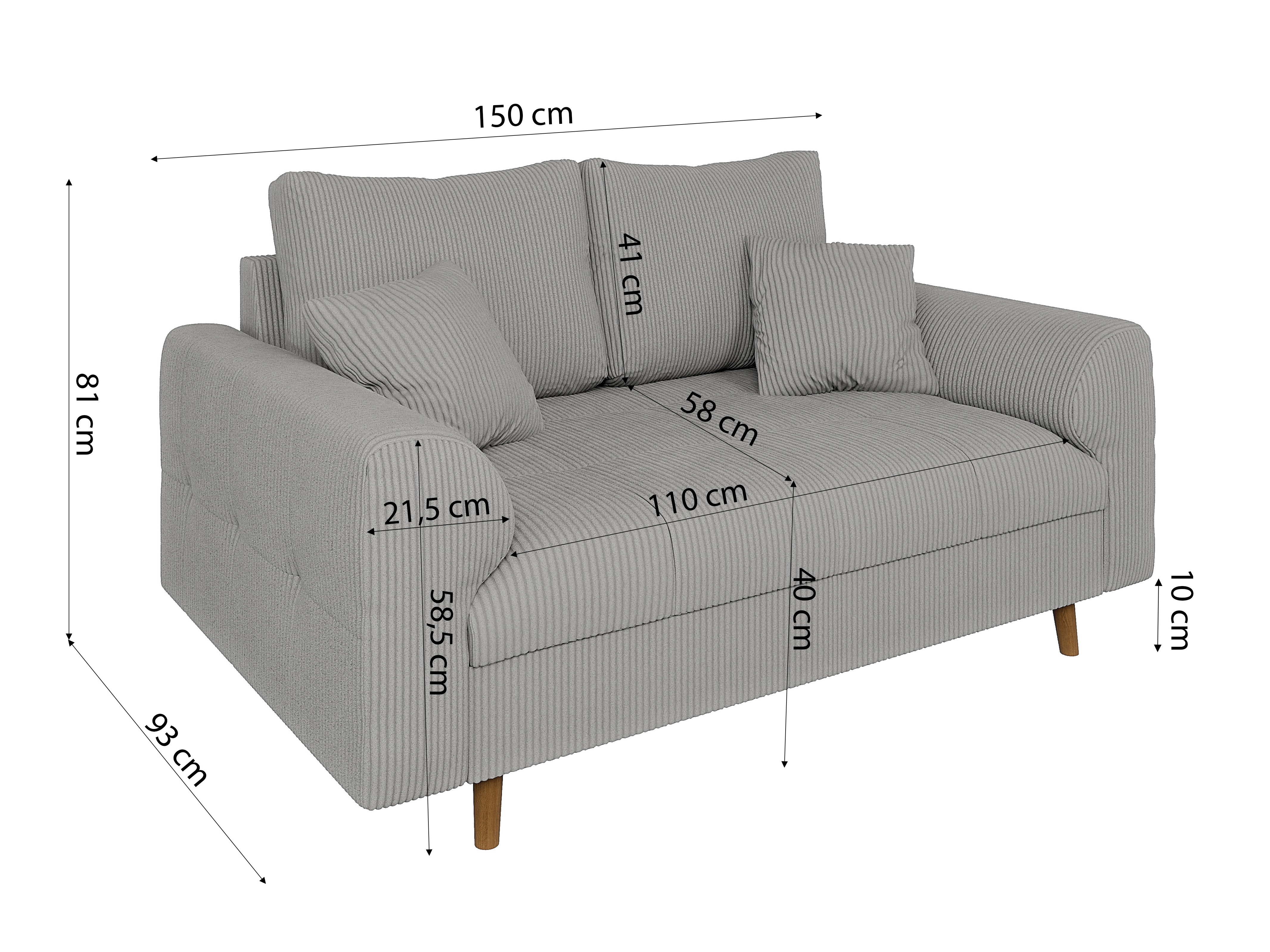 Sofa Elbmori 104 (Lincoln 86)