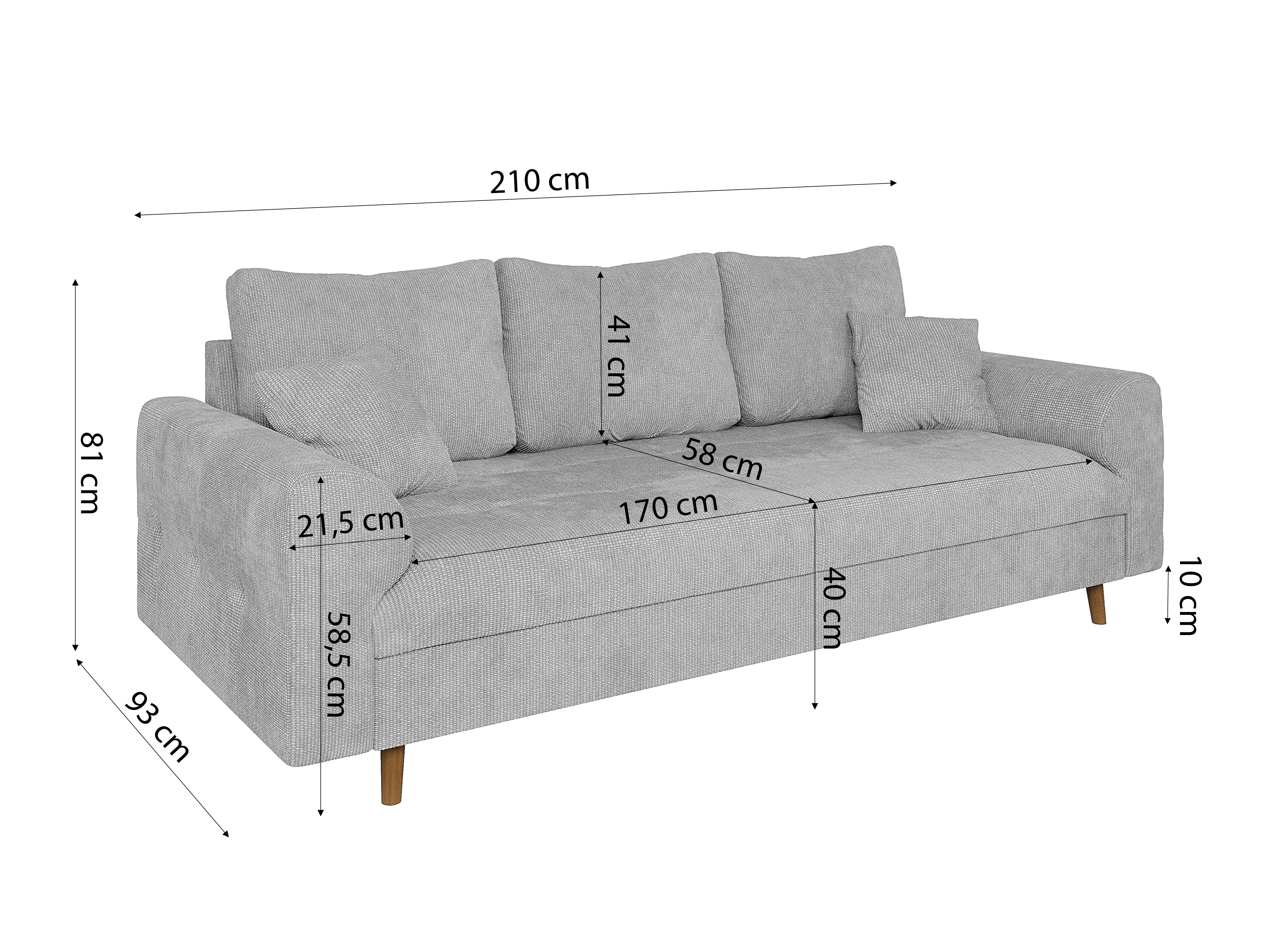 Sofa Elbmori 105 (Flow 16)