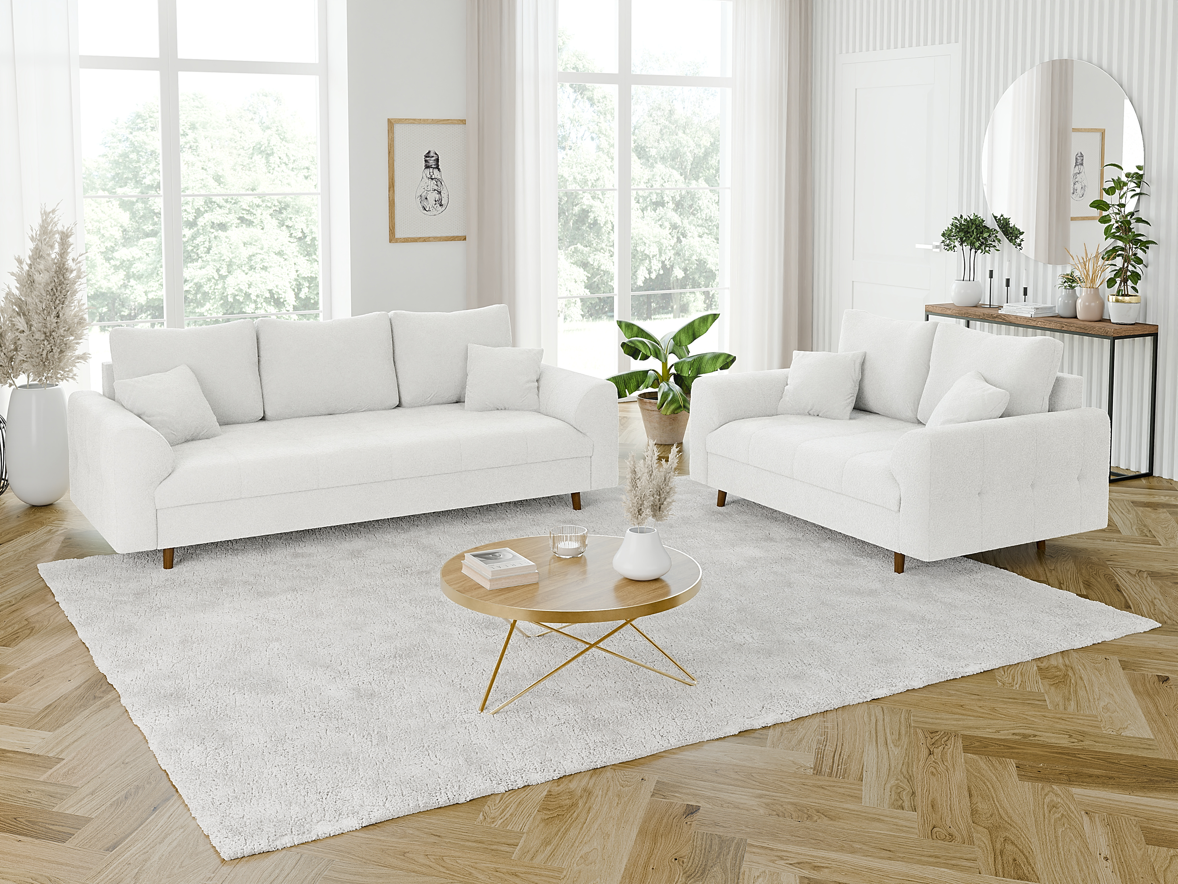 Polstret møbelsæt Elbmori 107 (Coral 70)