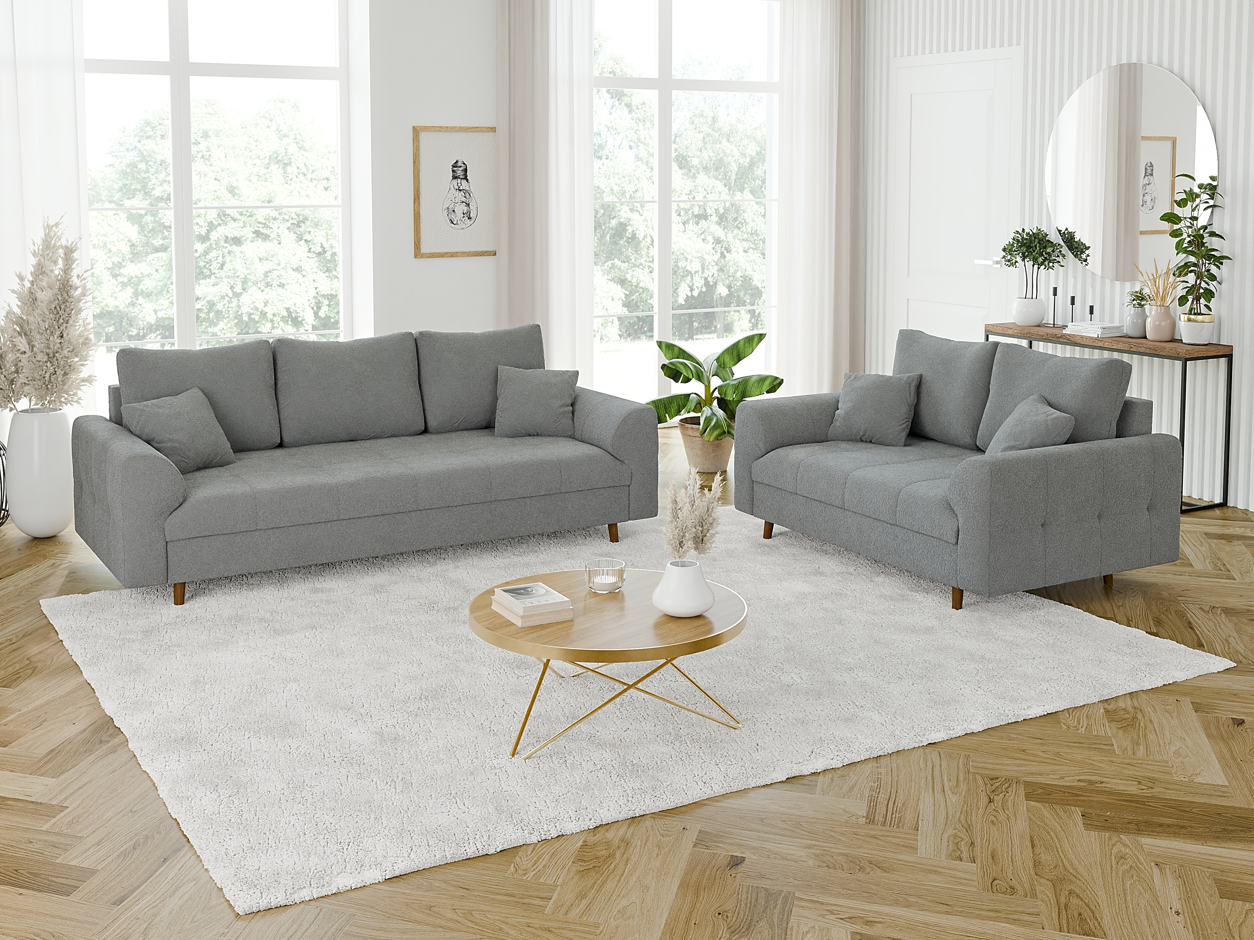 Polstret møbelsæt Elbmori 107 (Coral 75)