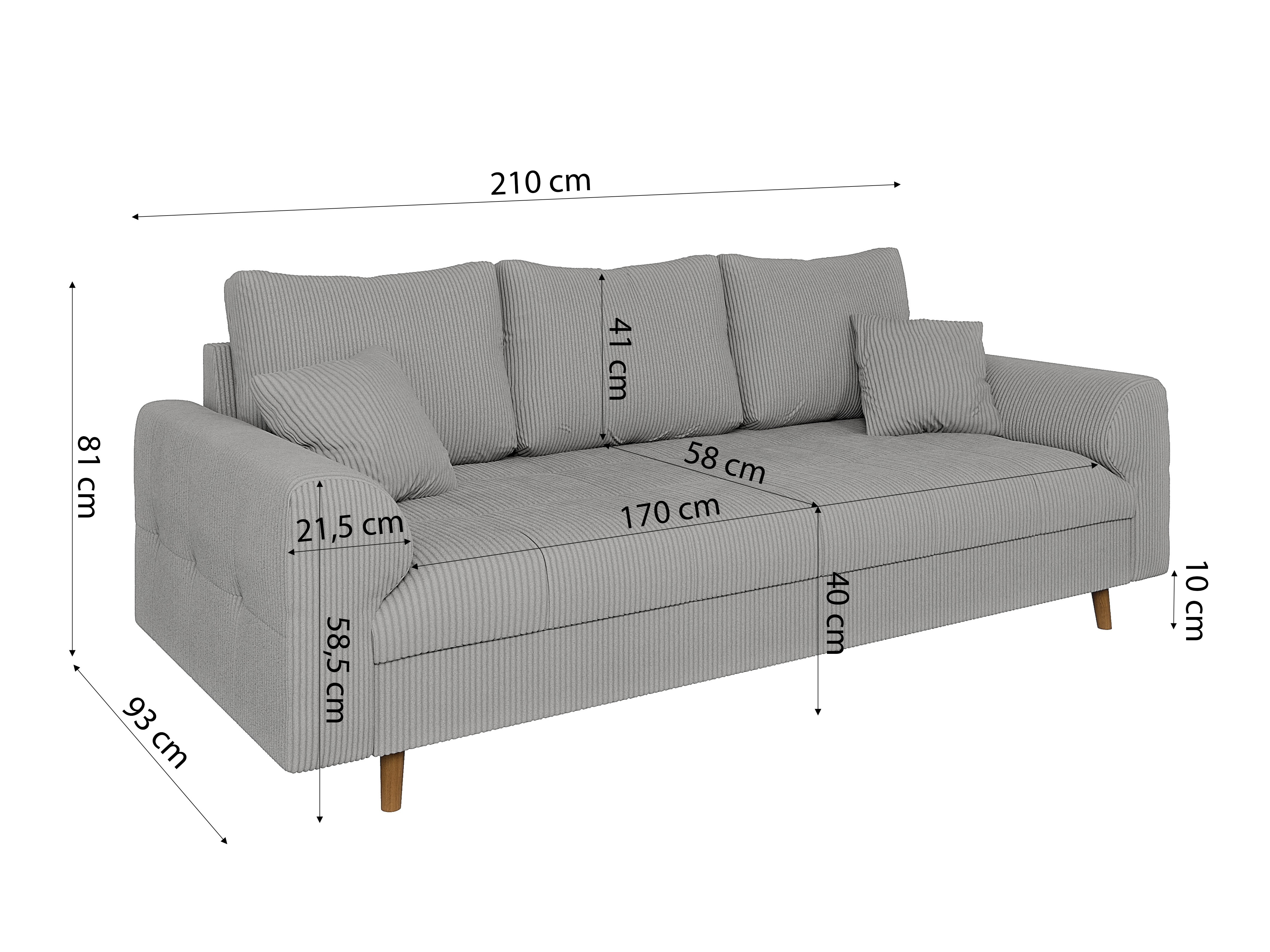 Polstret møbelsæt Elbmori 107 (Lincoln 86)