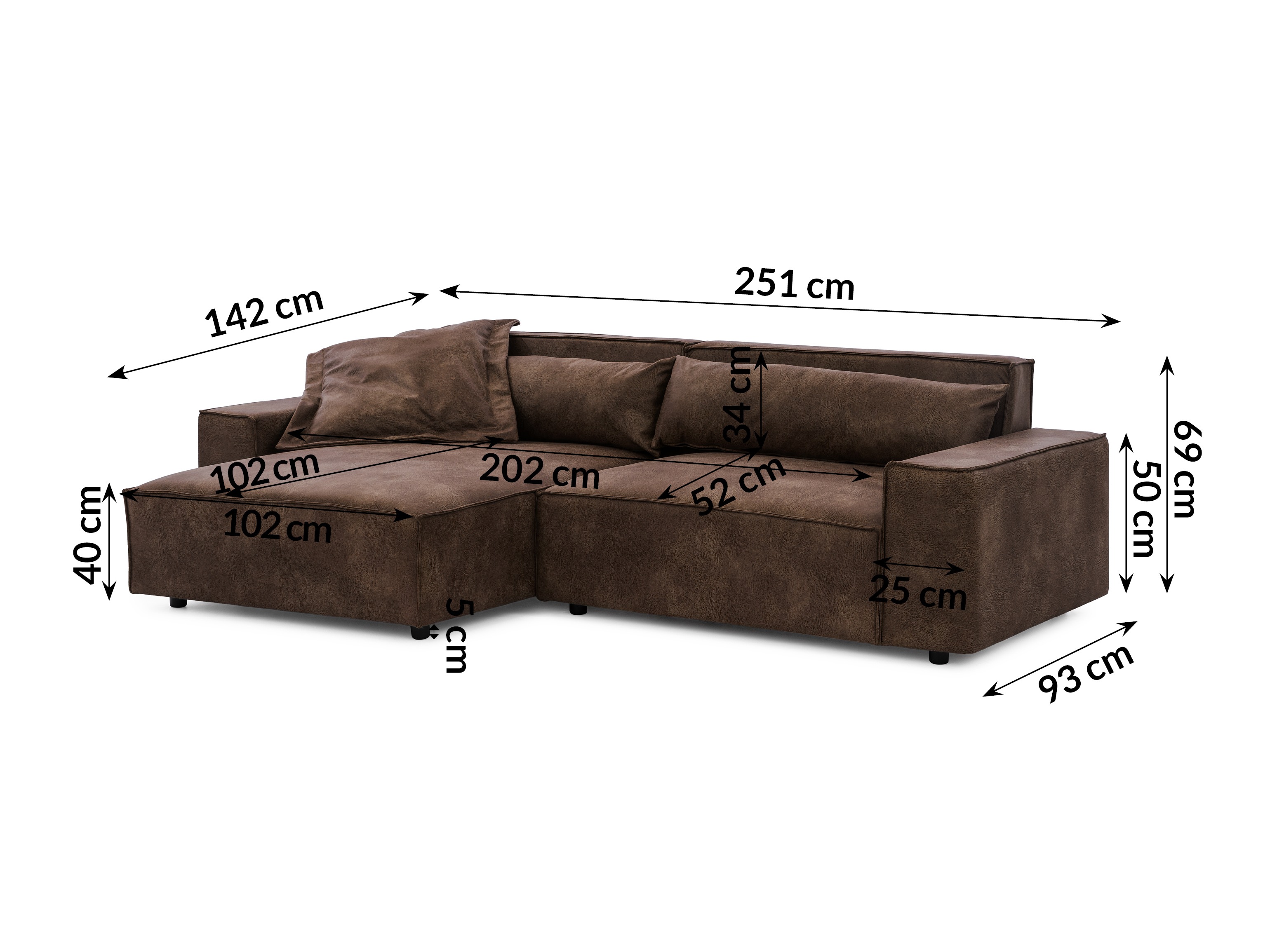 Hjørnesofa Rocklin 113 (Tobago 12)