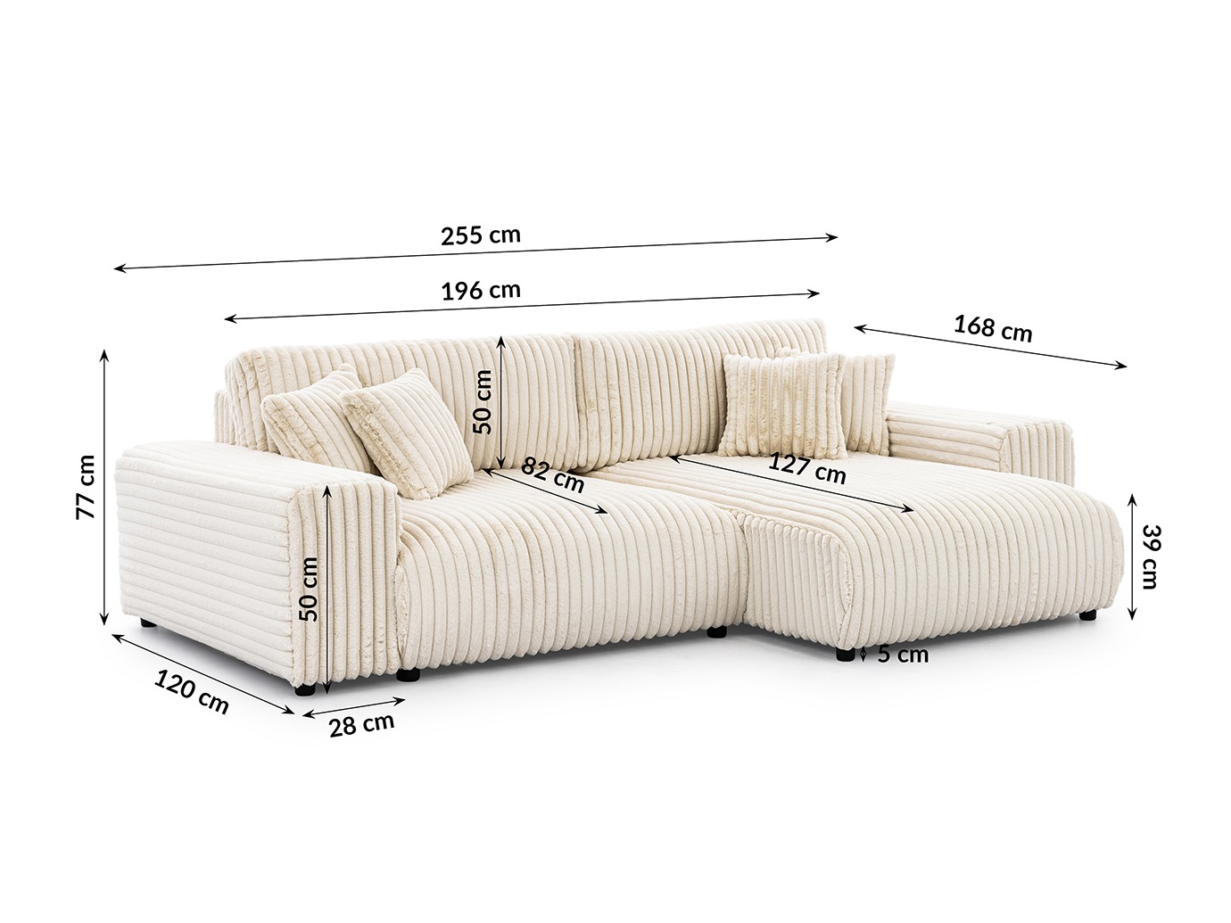 Hjørnesofa Rocklin 116 (Vito 23)