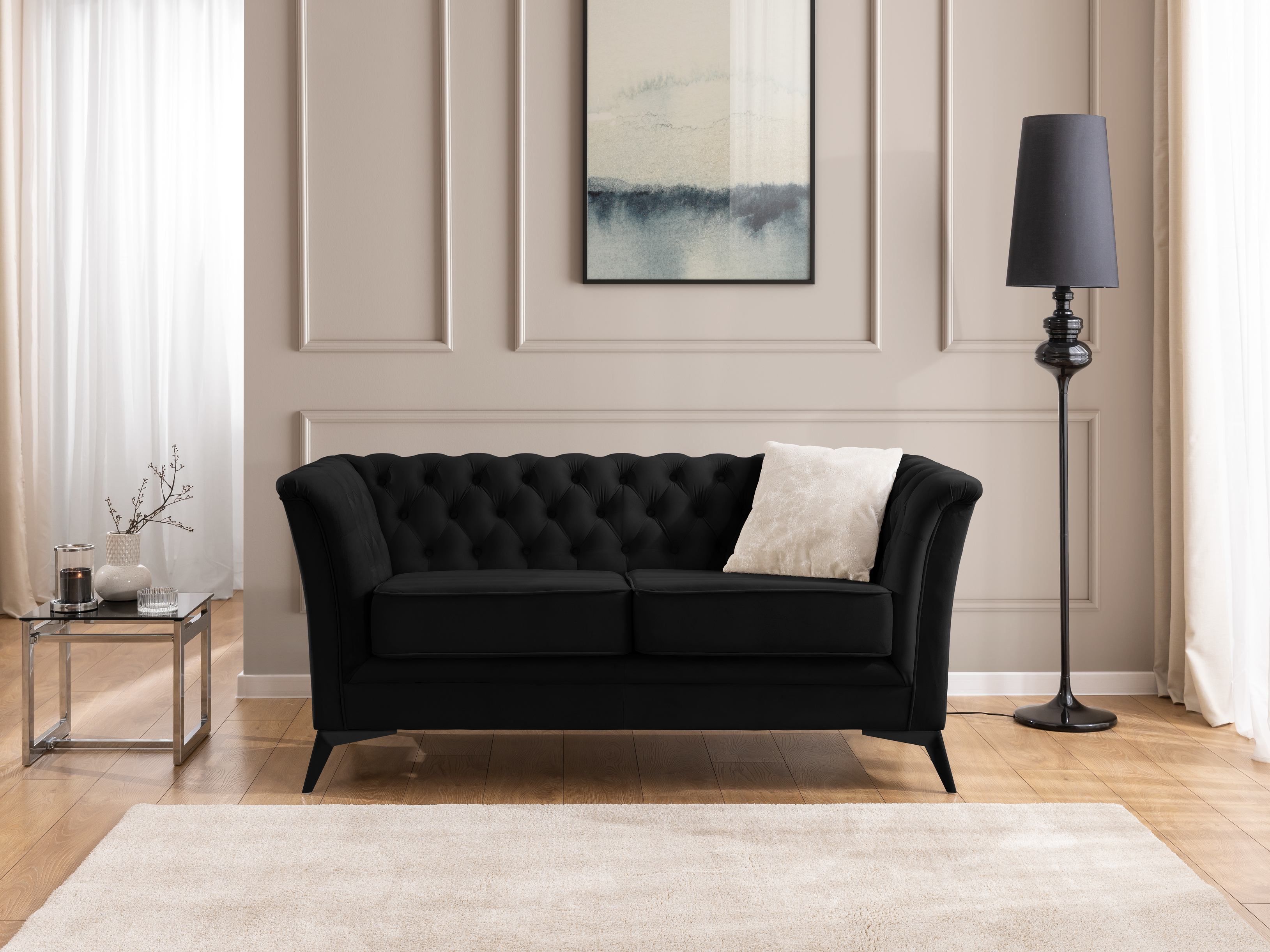 Chesterfield sofa Rocklin 119 (Riviera 100)