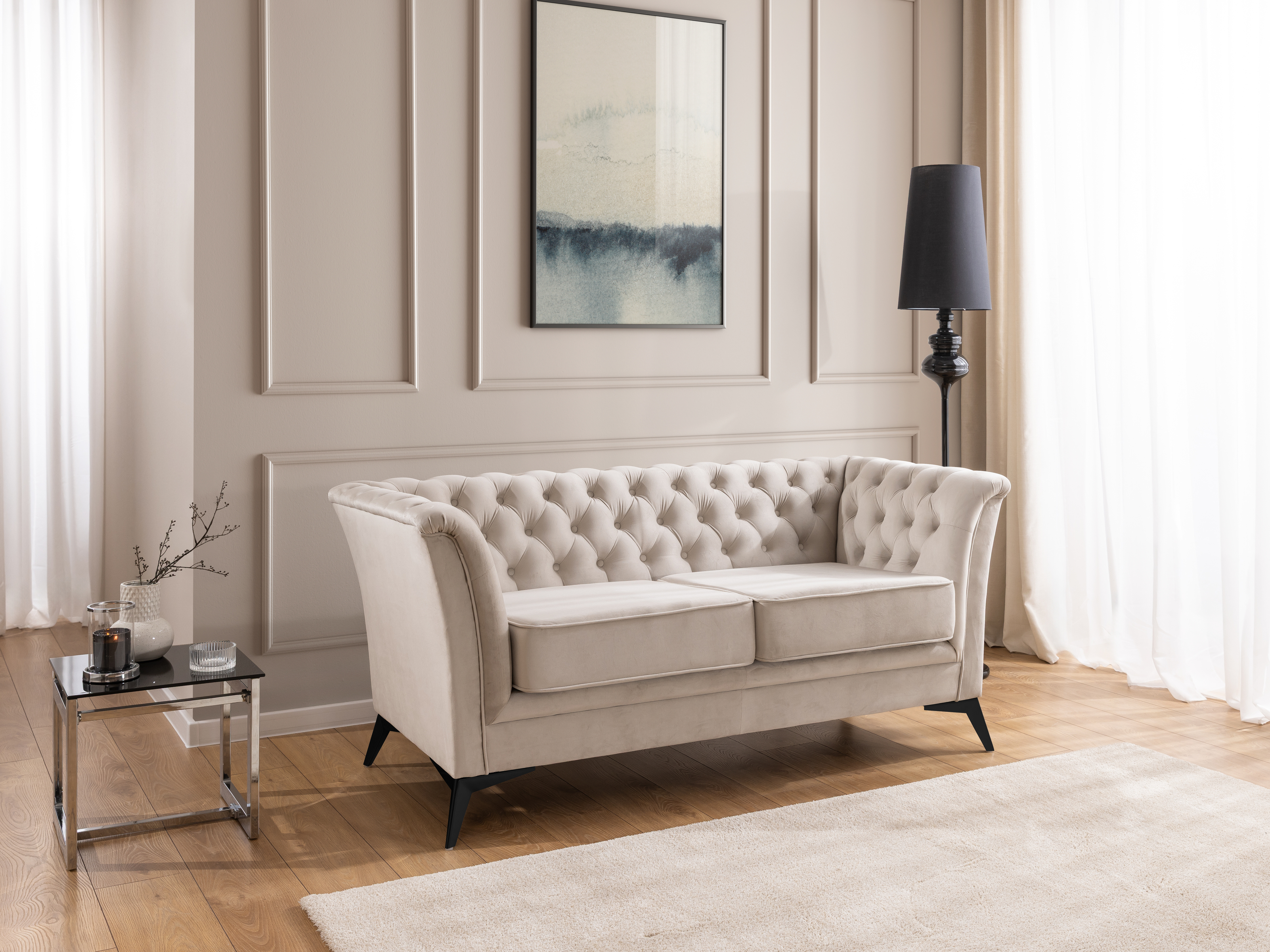 Chesterfield sofa Rocklin 119 (Riviera 21)