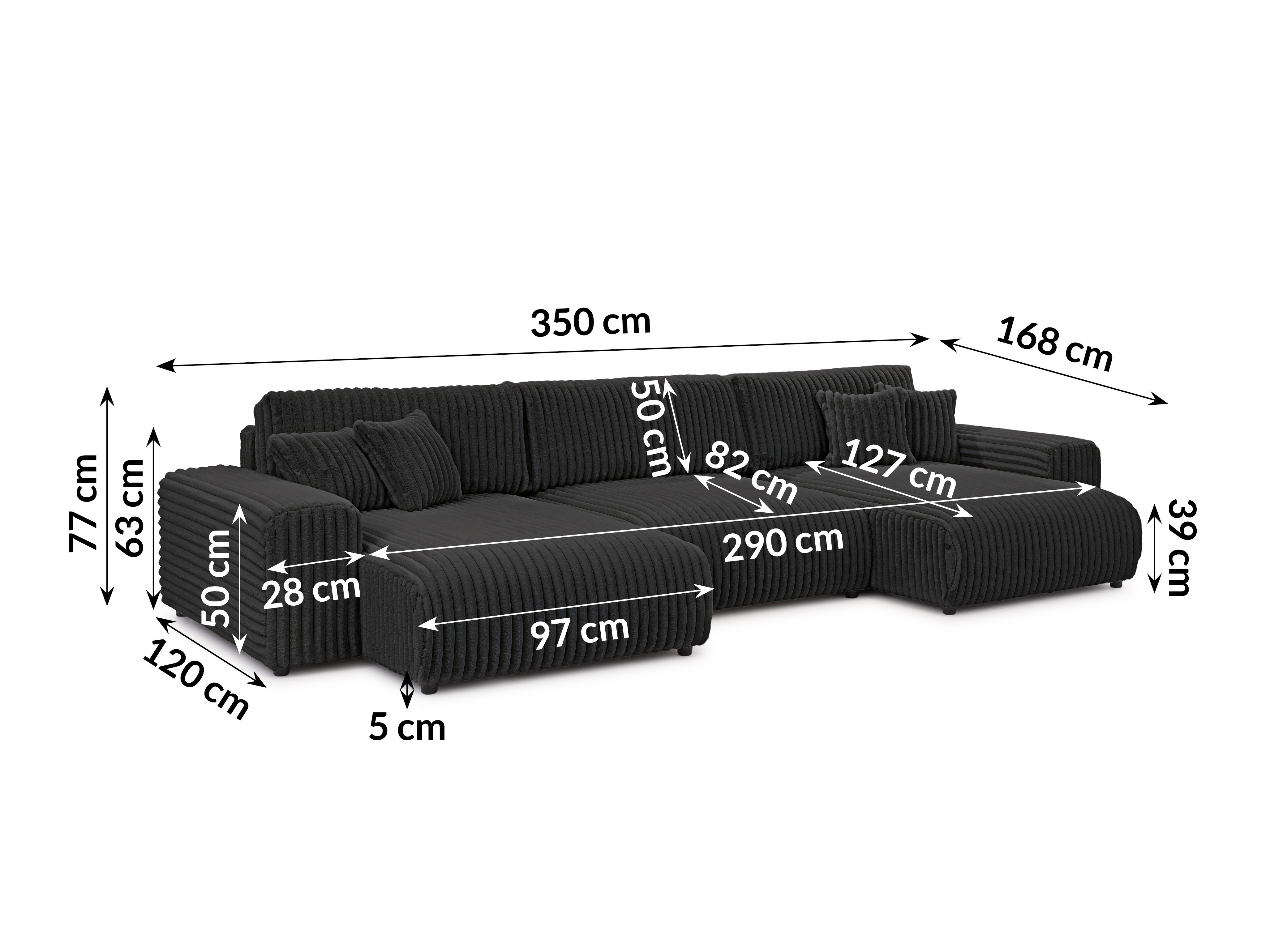 Hjørnesofa Rocklin 117 (Vito 18)