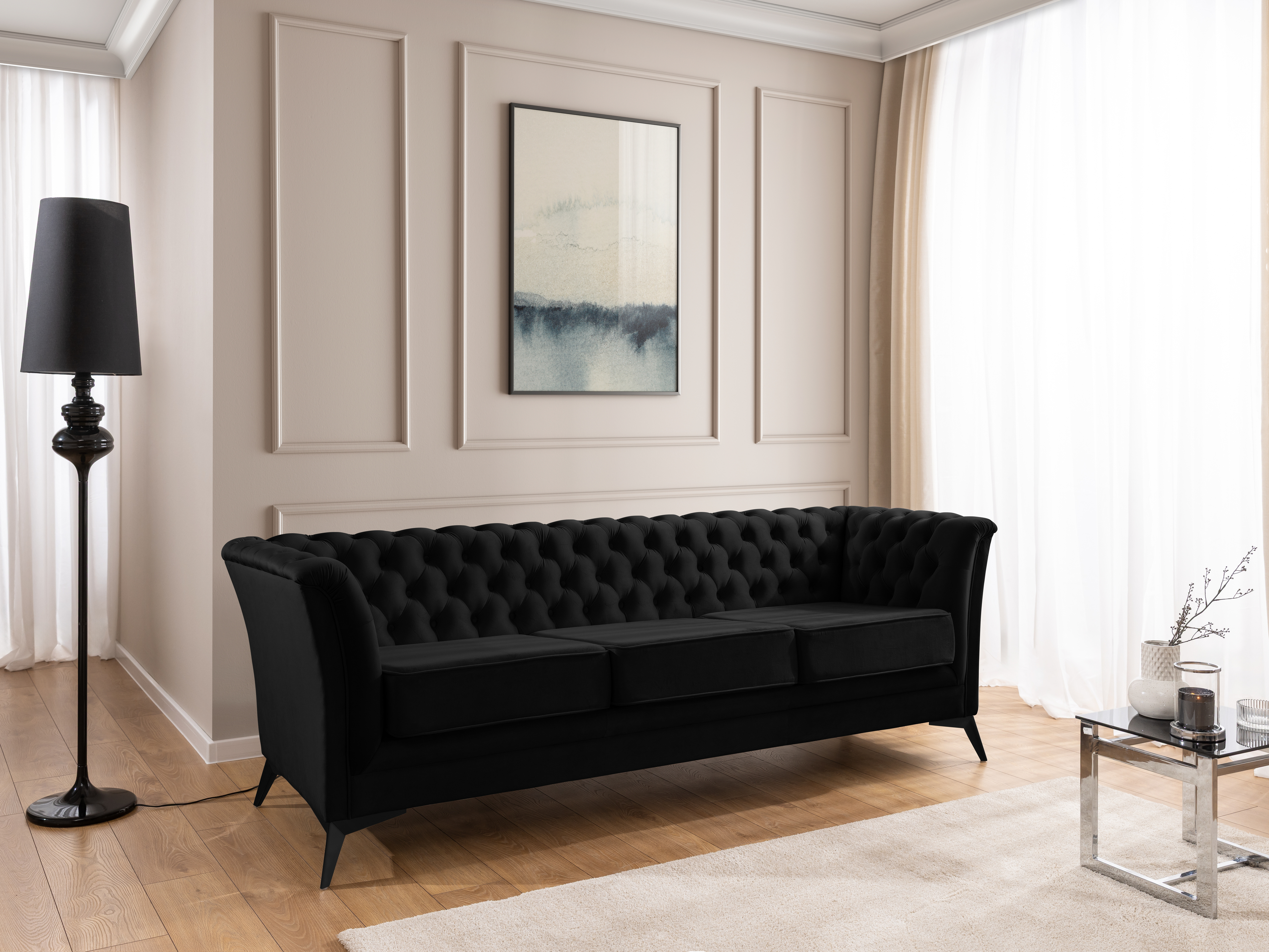 Chesterfield sofa Rocklin 120 (Riviera 100)
