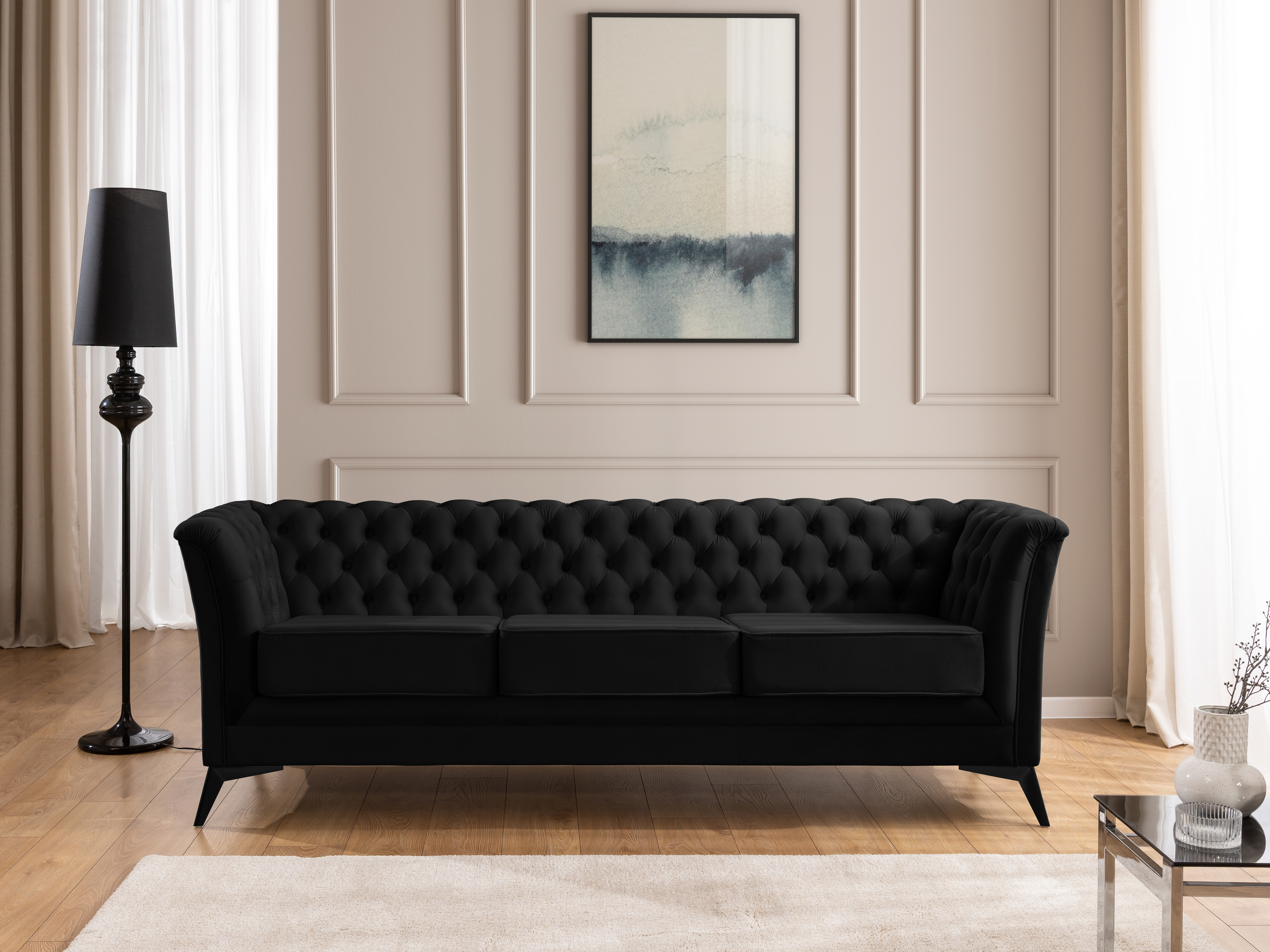 Chesterfield sofa Rocklin 120 (Riviera 100)