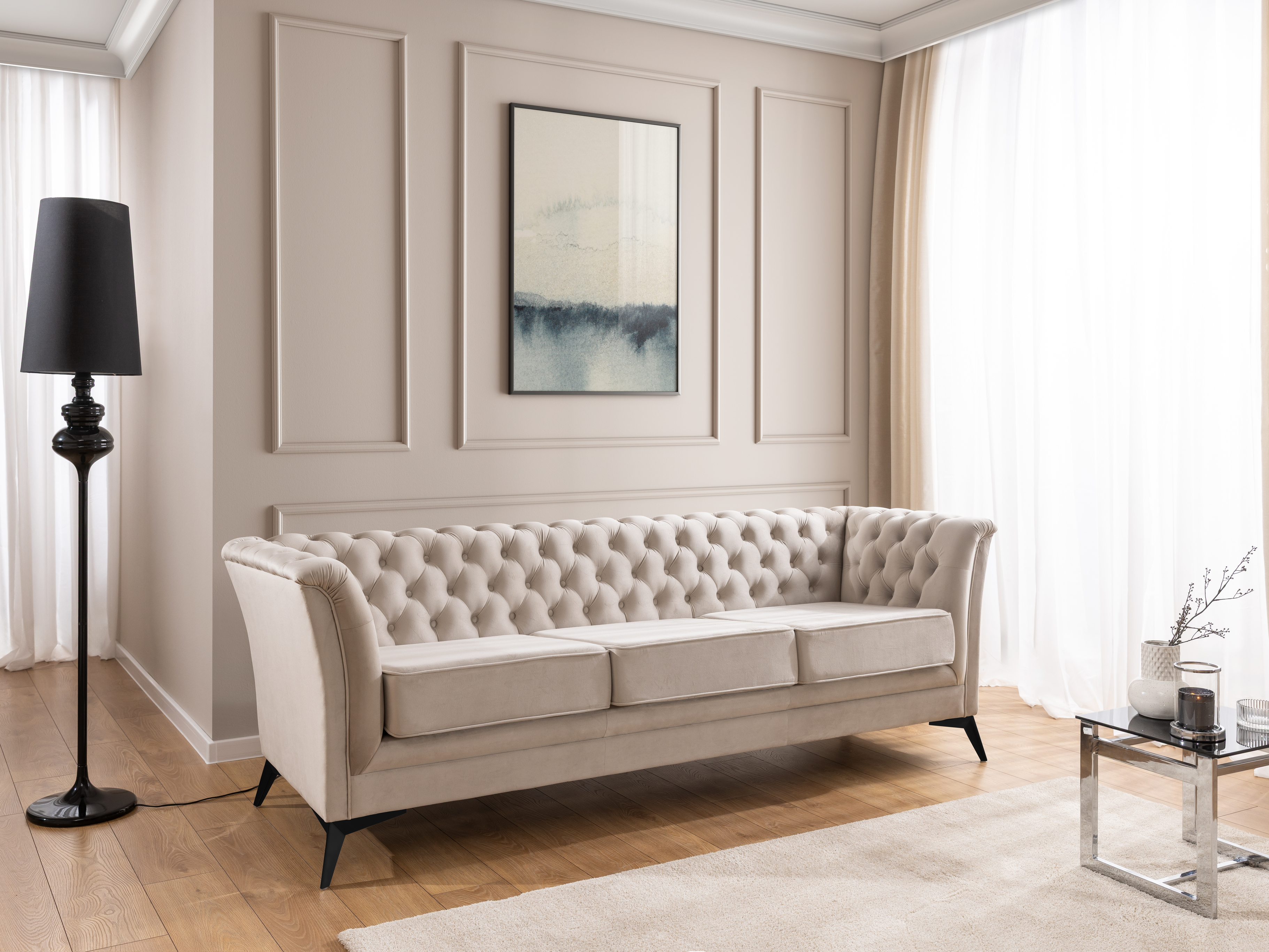 Chesterfield sofa Rocklin 120 (Riviera 21)