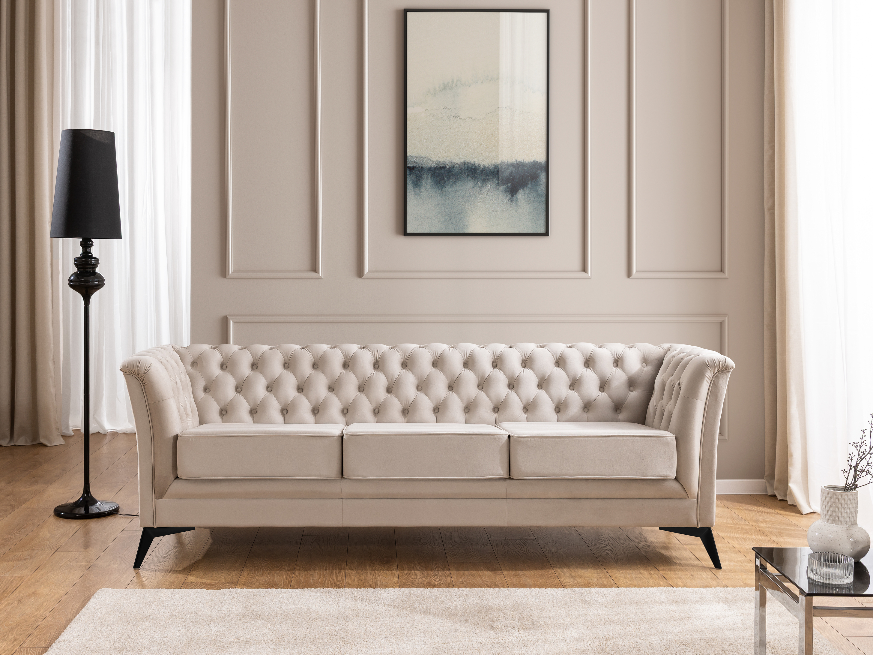 Chesterfield sofa Rocklin 120 (Riviera 21)