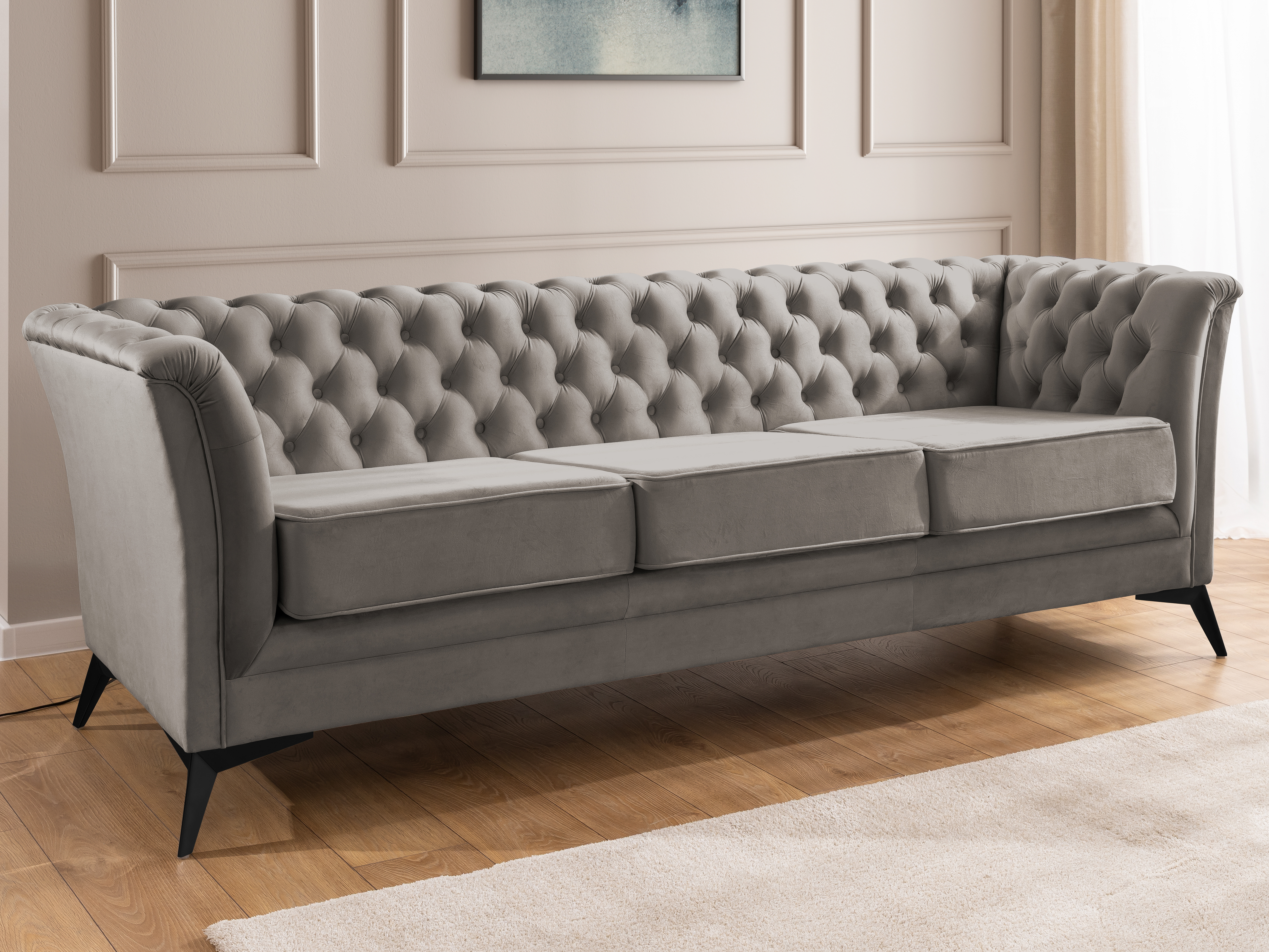 Chesterfield sofa Rocklin 120 (Riviera 91)