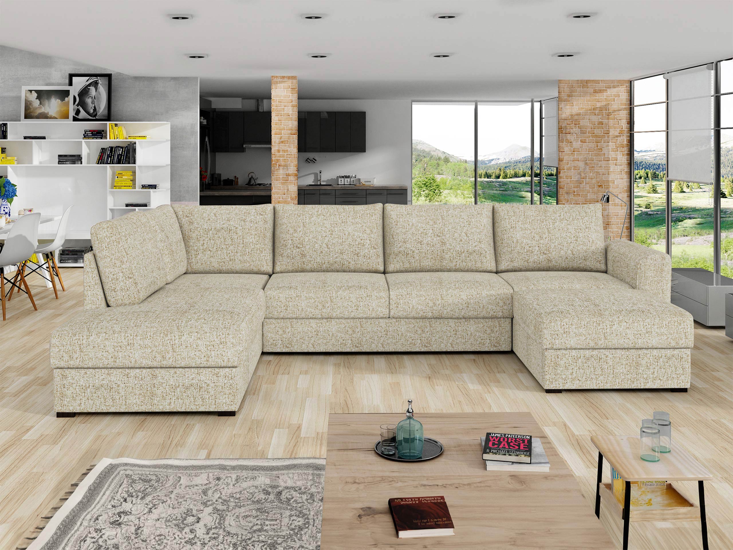 Hjørnesofa Comfivo Flumen (Corbett 21)