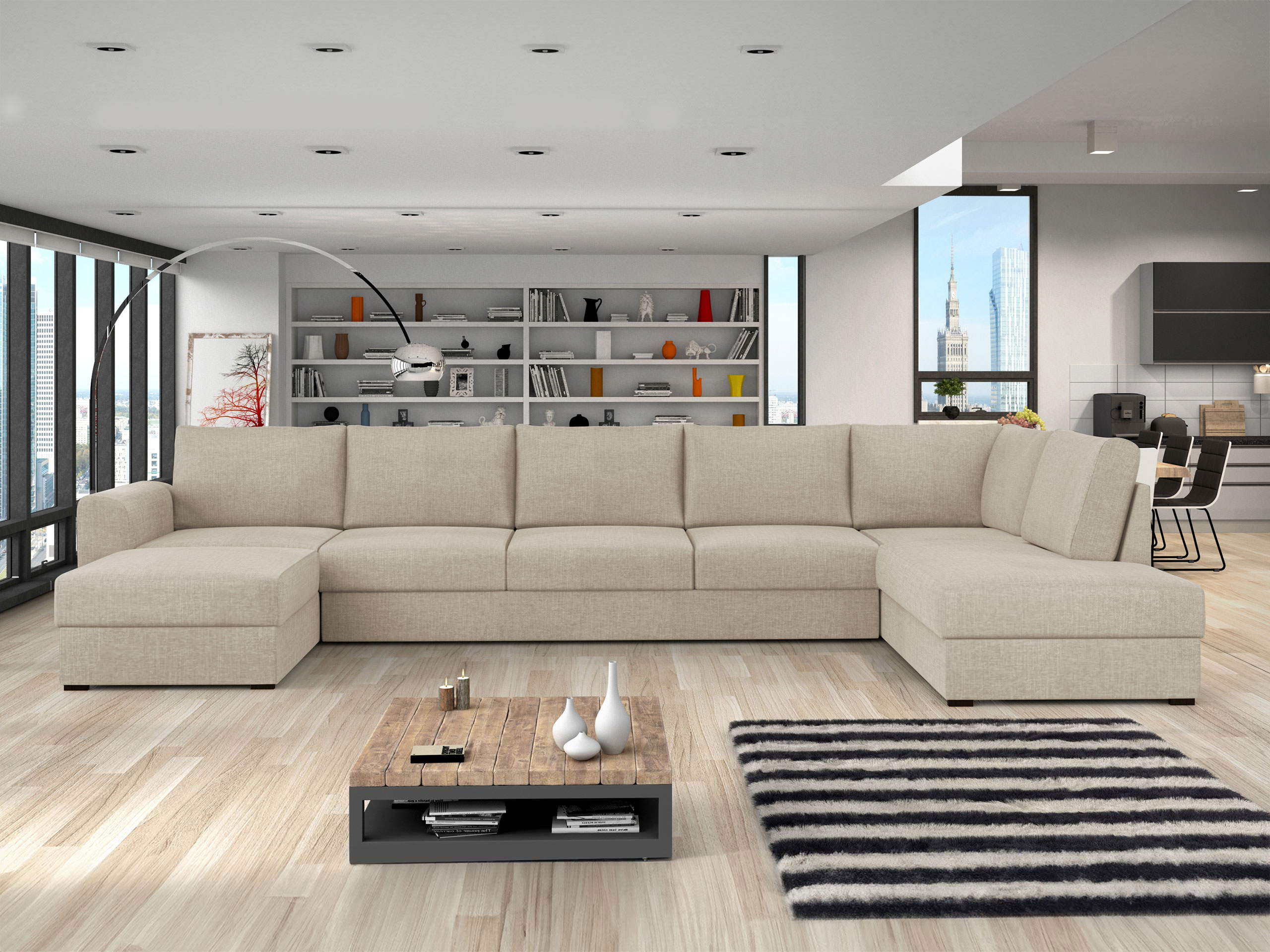 Hjørnesofa Comfivo Flumen III (Maya 03)