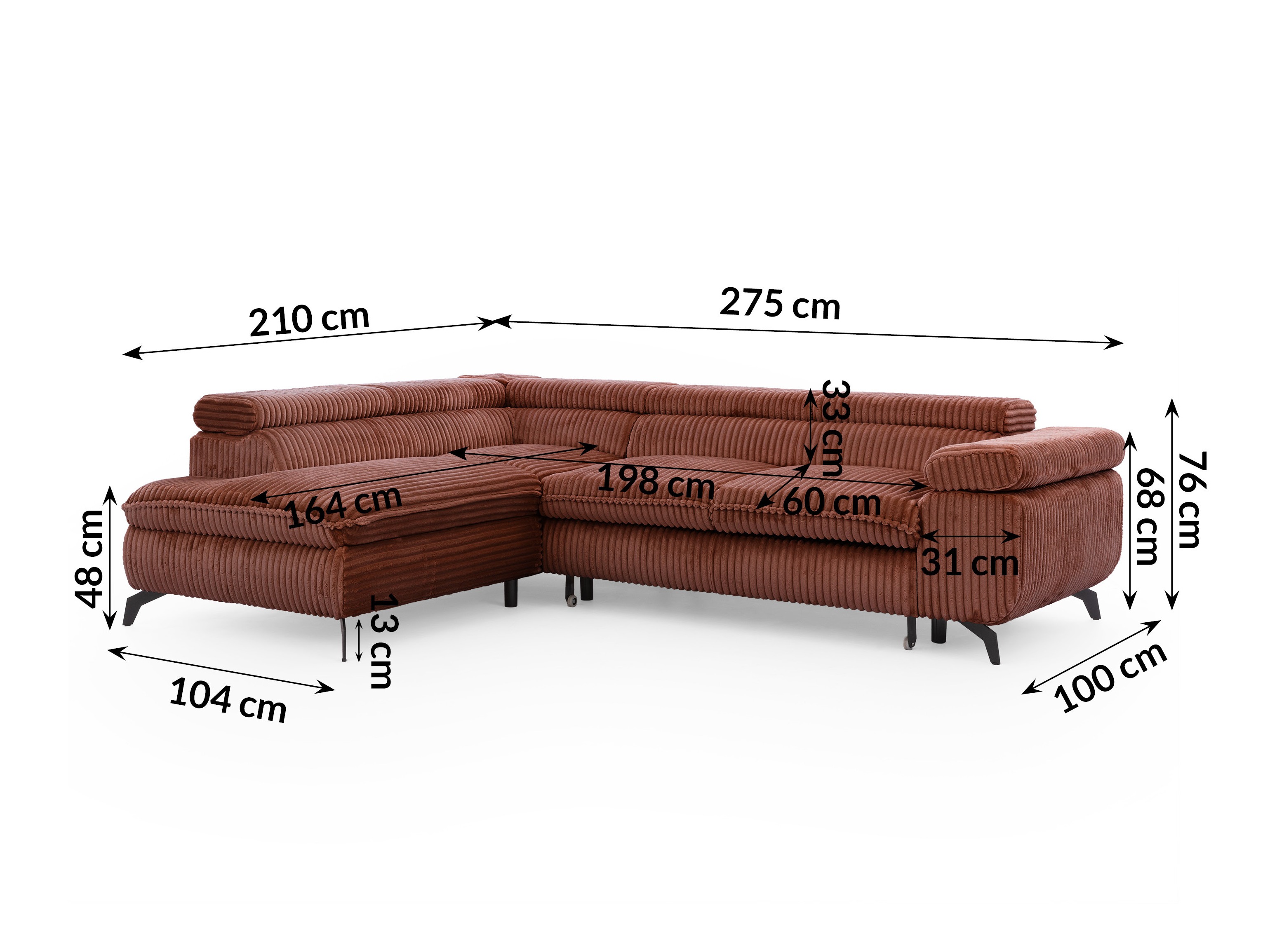 Hjørnesofa Rocklin 122 (Tilia 52)
