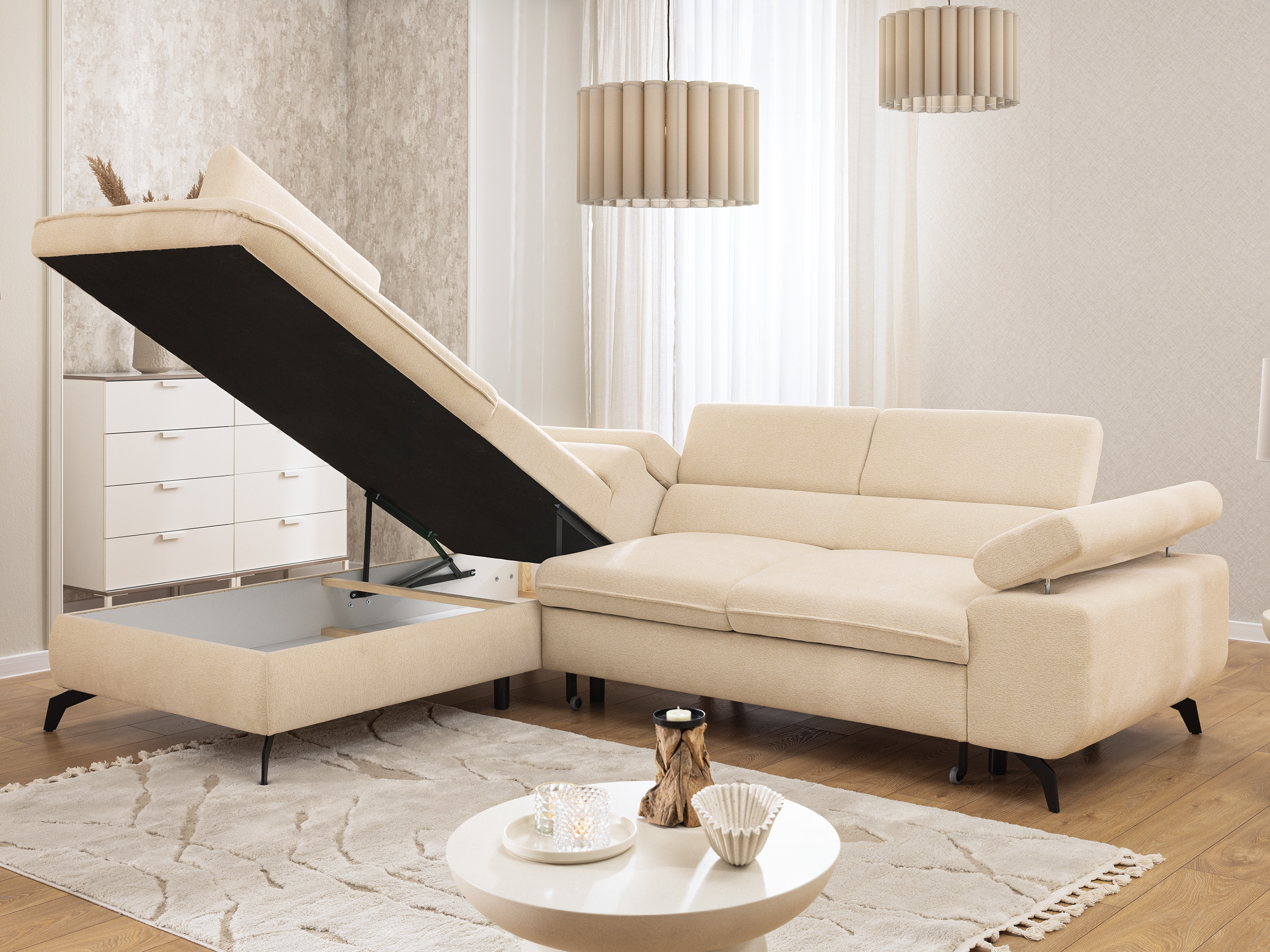 Hjørnesofa Rocklin 122 (Misterio 04)