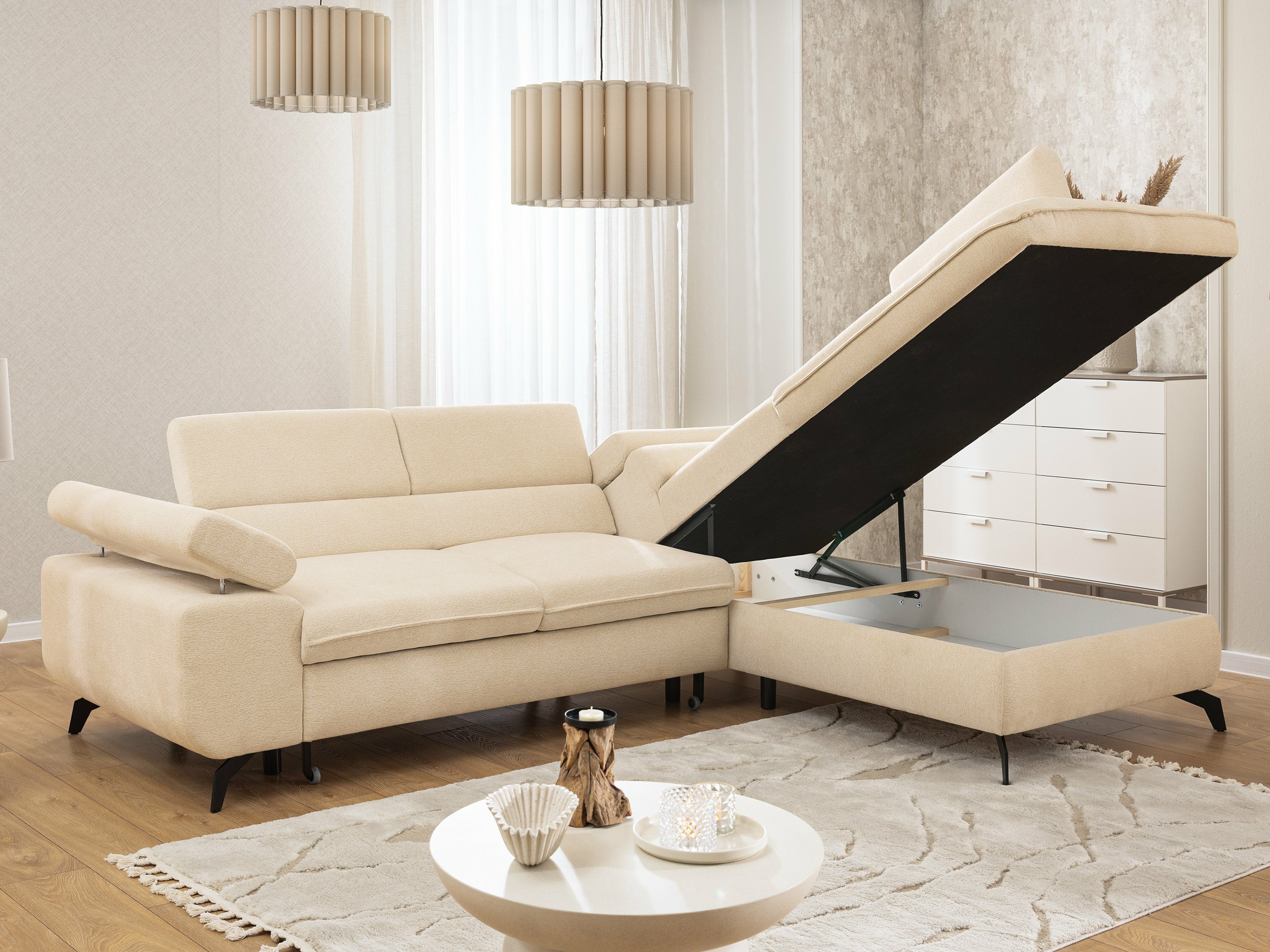 Hjørnesofa Rocklin 122 (Misterio 04)