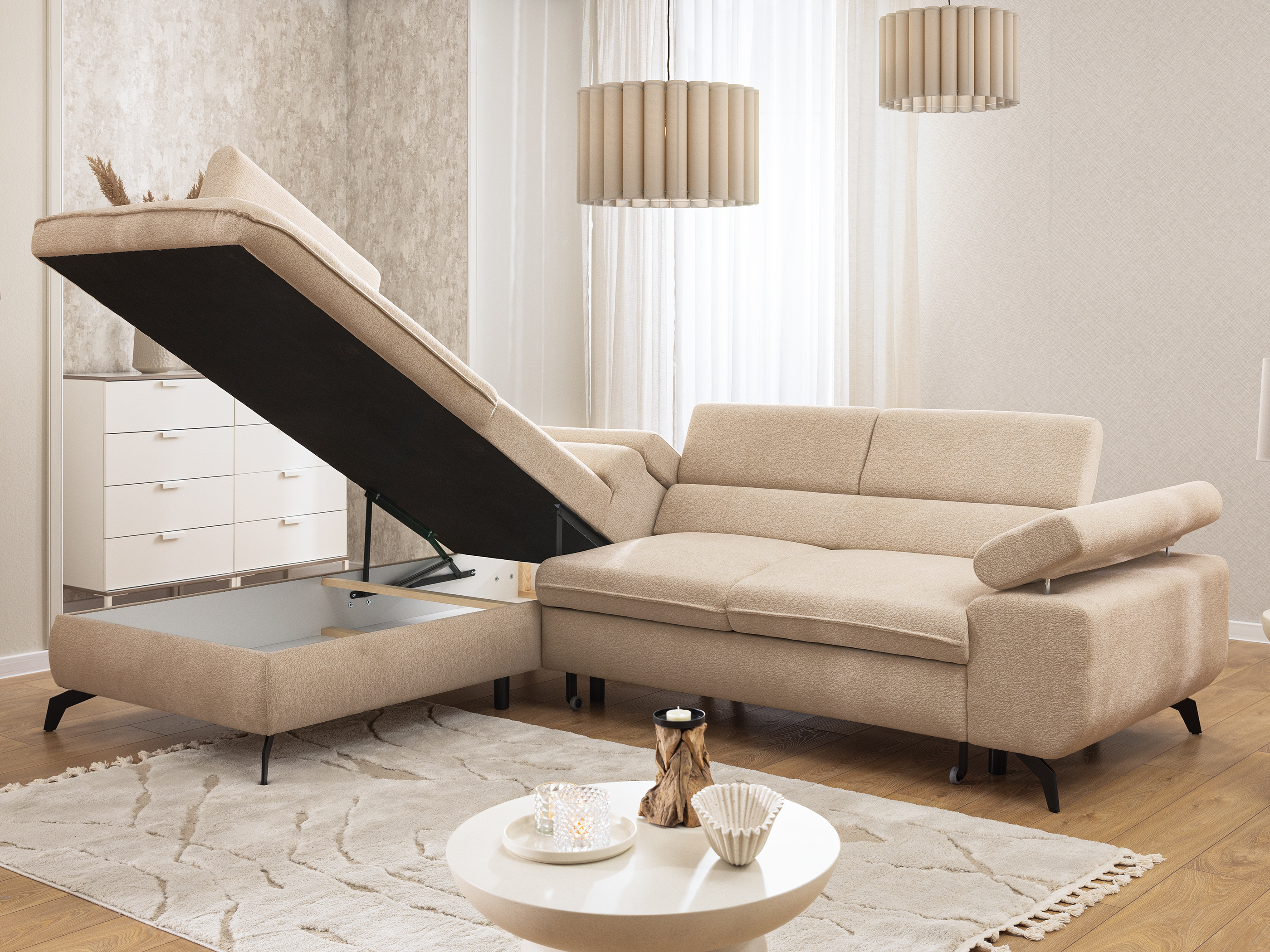 Hjørnesofa Rocklin 122 (Misterio 07)