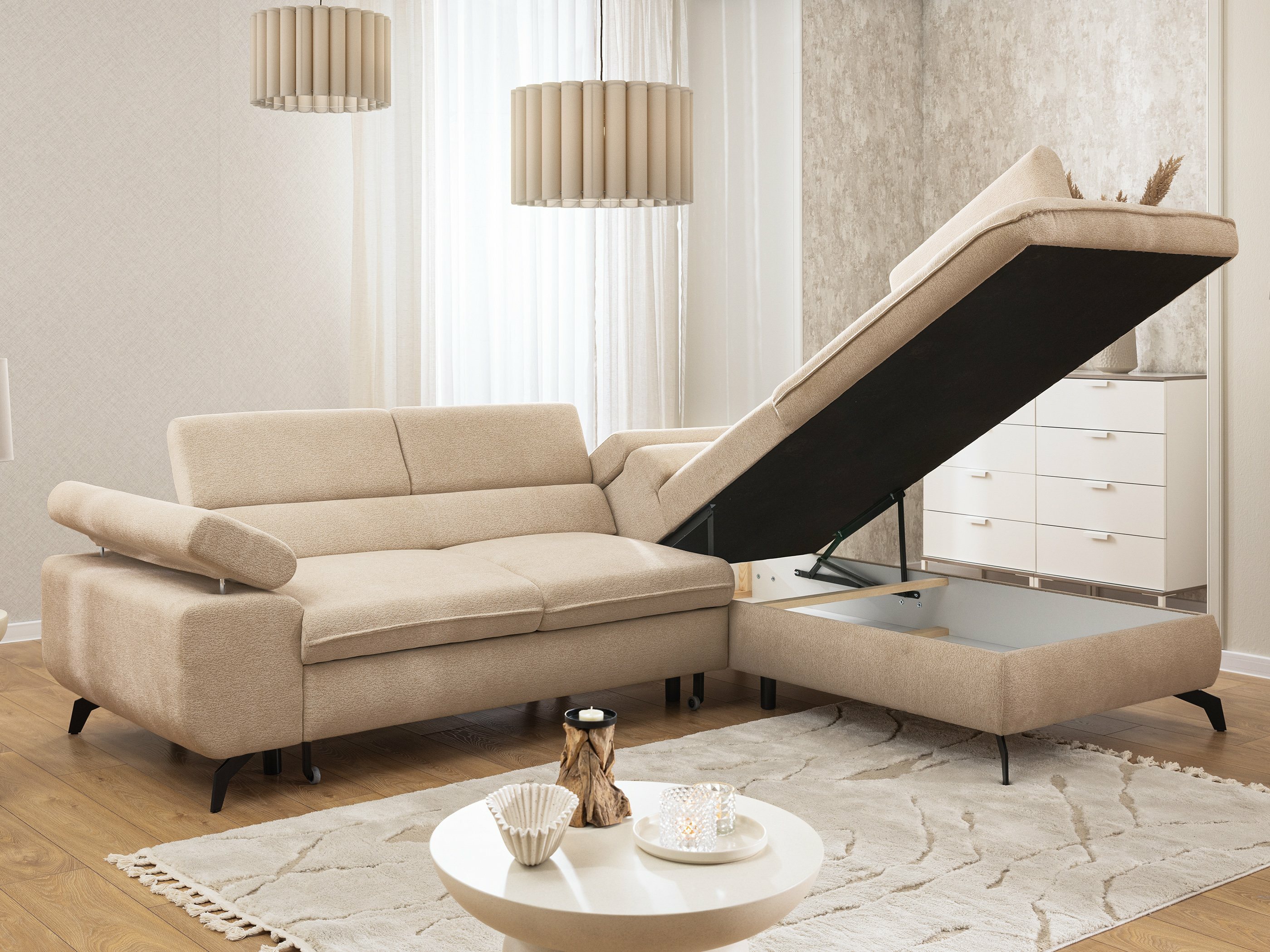 Hjørnesofa Rocklin 122 (Misterio 07)