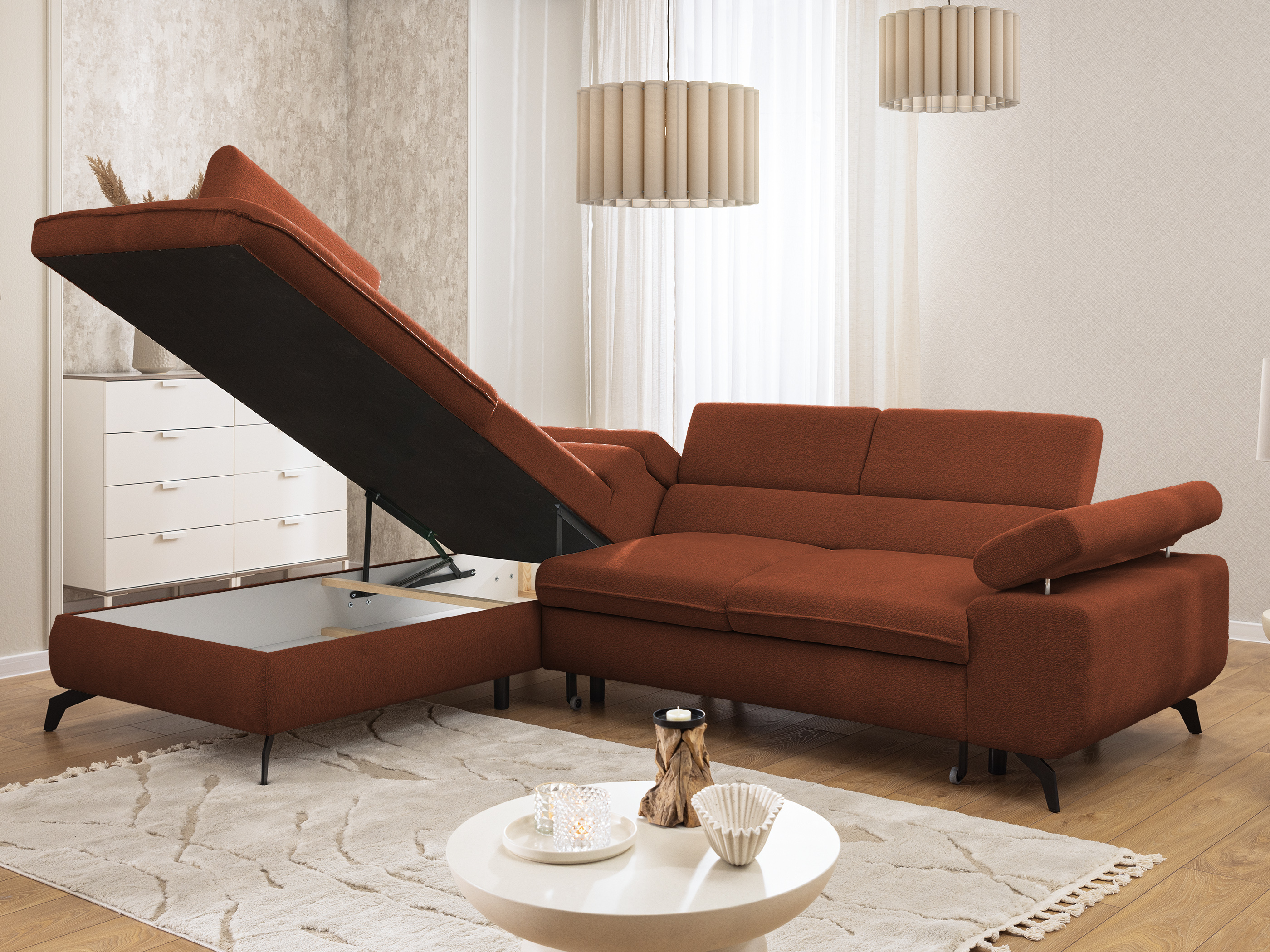 Hjørnesofa Rocklin 122 (Misterio 56)
