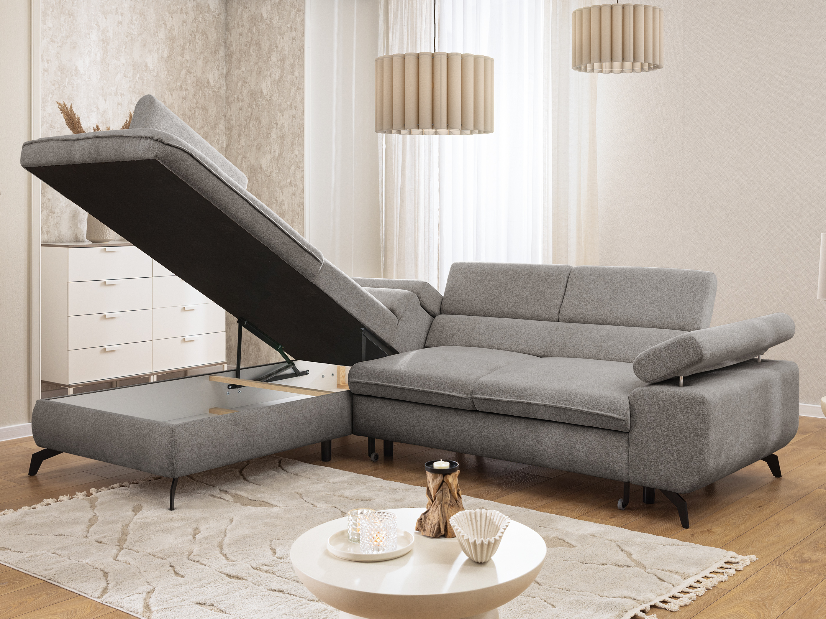 Hjørnesofa Rocklin 122 (Misterio 82)