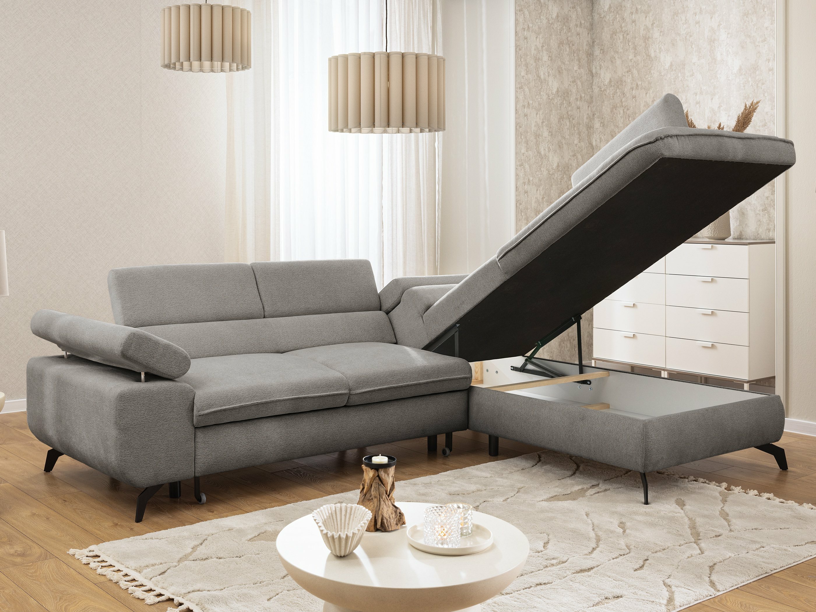 Hjørnesofa Rocklin 122 (Misterio 82)