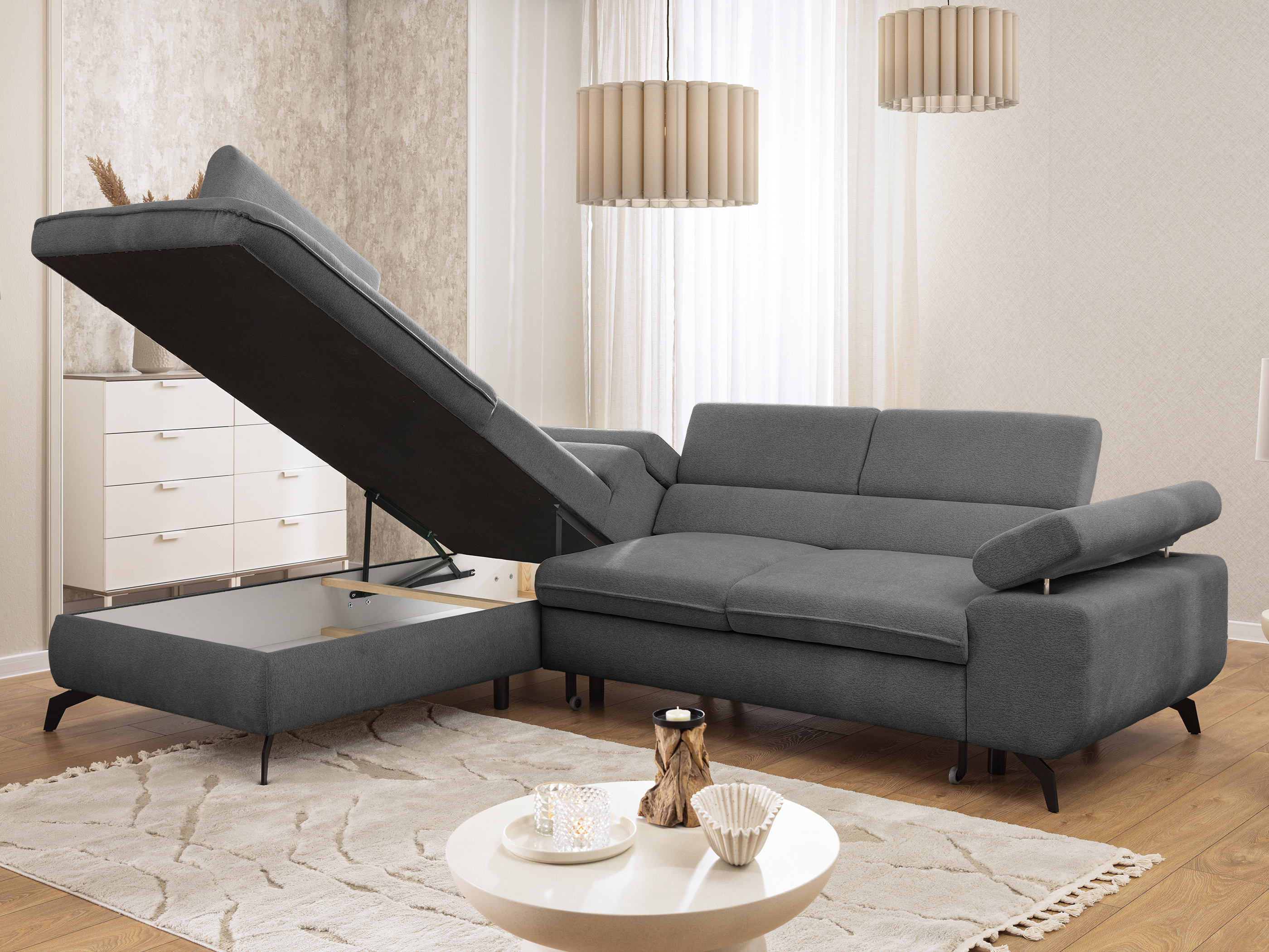 Hjørnesofa Rocklin 122 (Misterio 90)