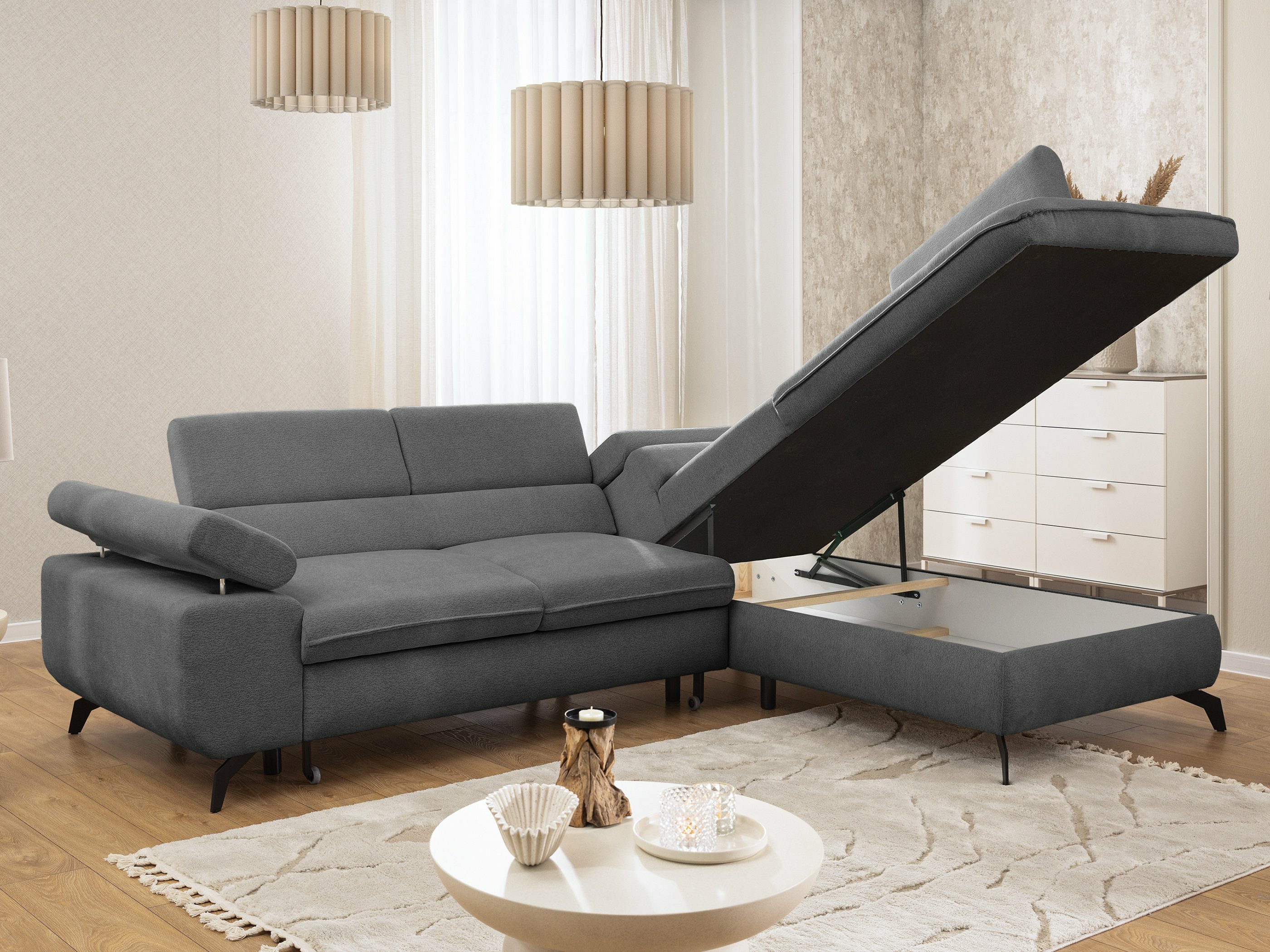 Hjørnesofa Rocklin 122 (Misterio 90)