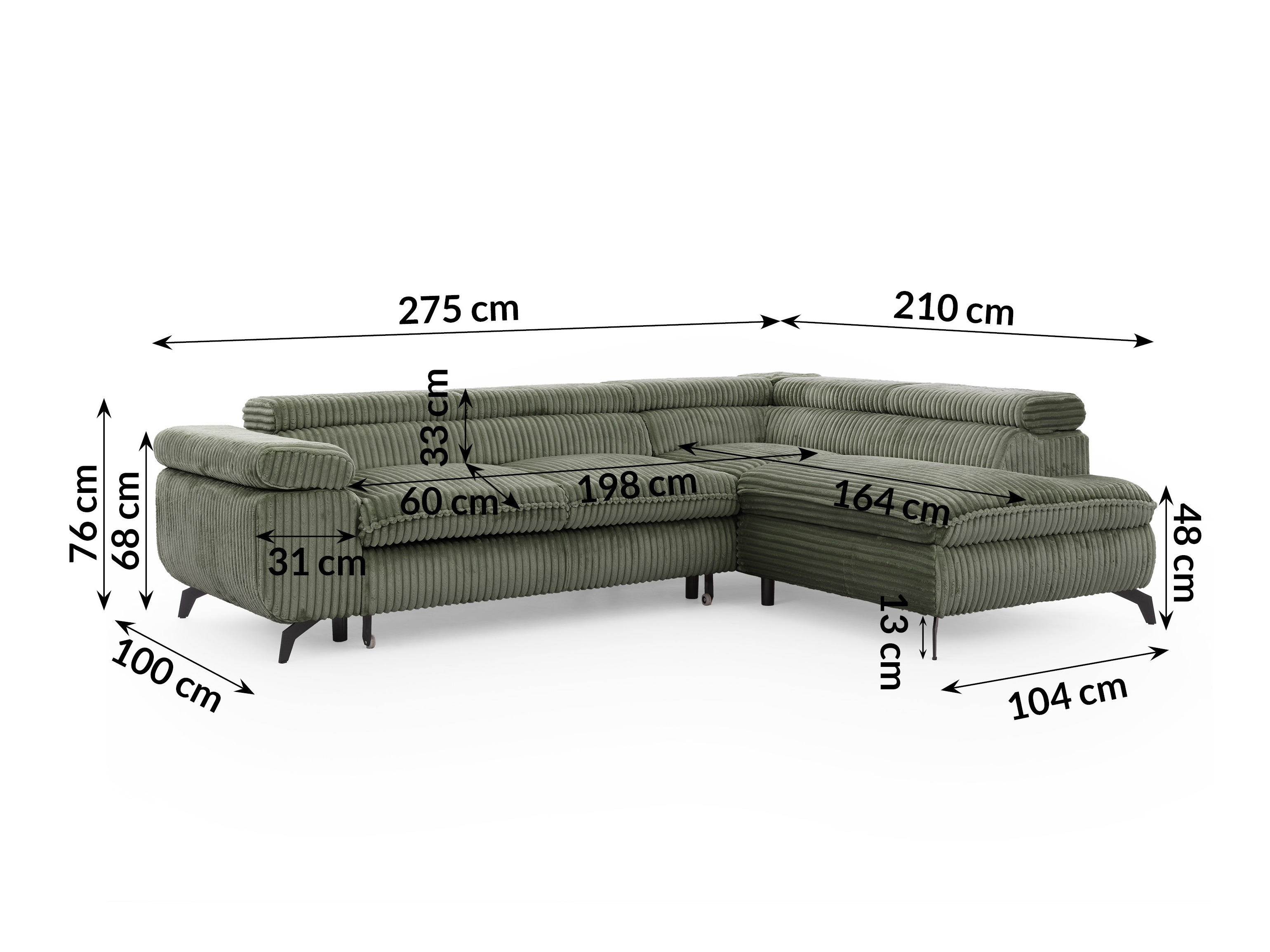 Hjørnesofa Rocklin 122 (Tilia 37)