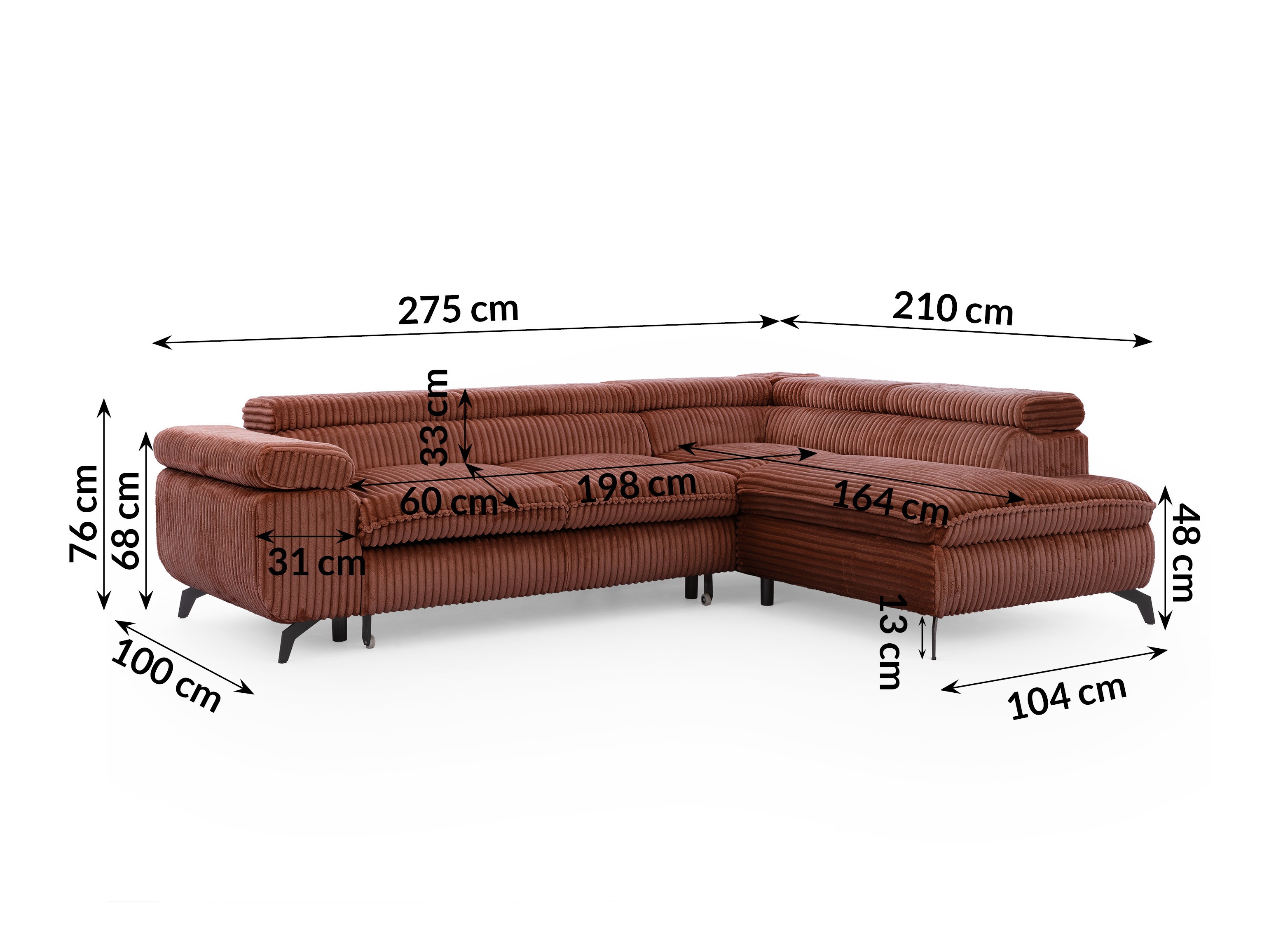 Hjørnesofa Rocklin 122 (Tilia 52)