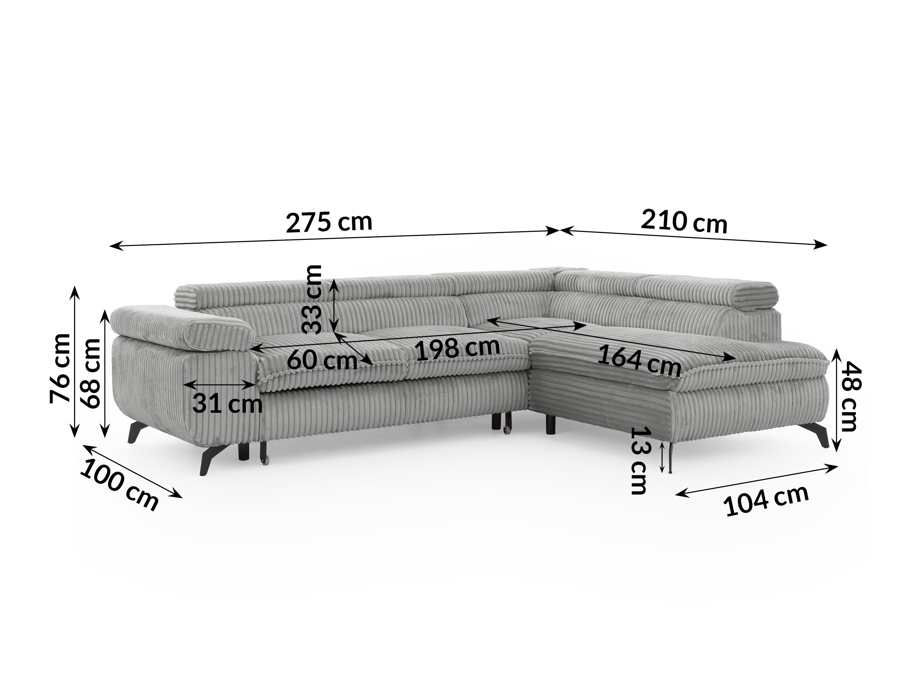 Hjørnesofa Rocklin 122 (Tilia 86)