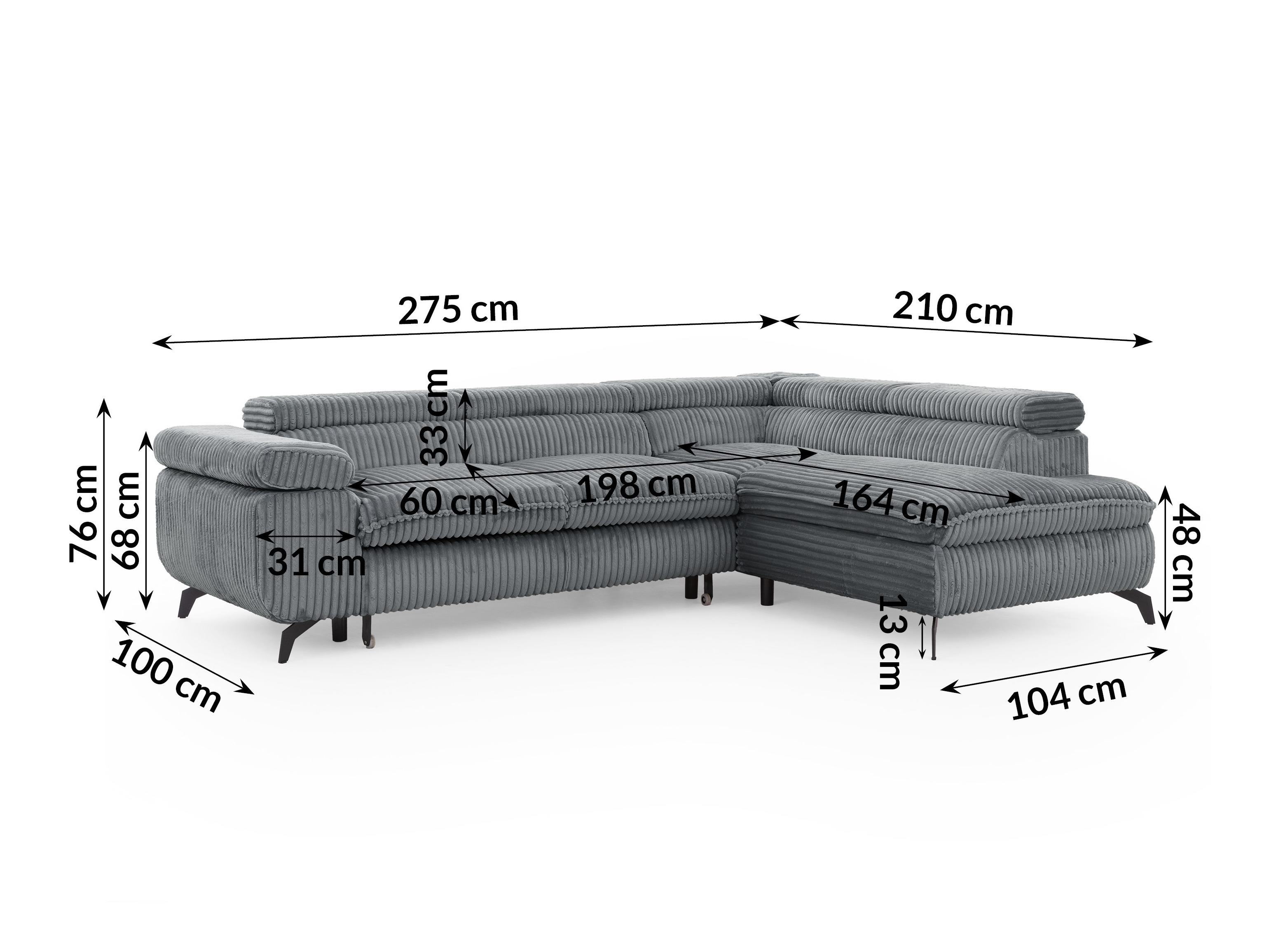 Hjørnesofa Rocklin 122 (Tilia 90)