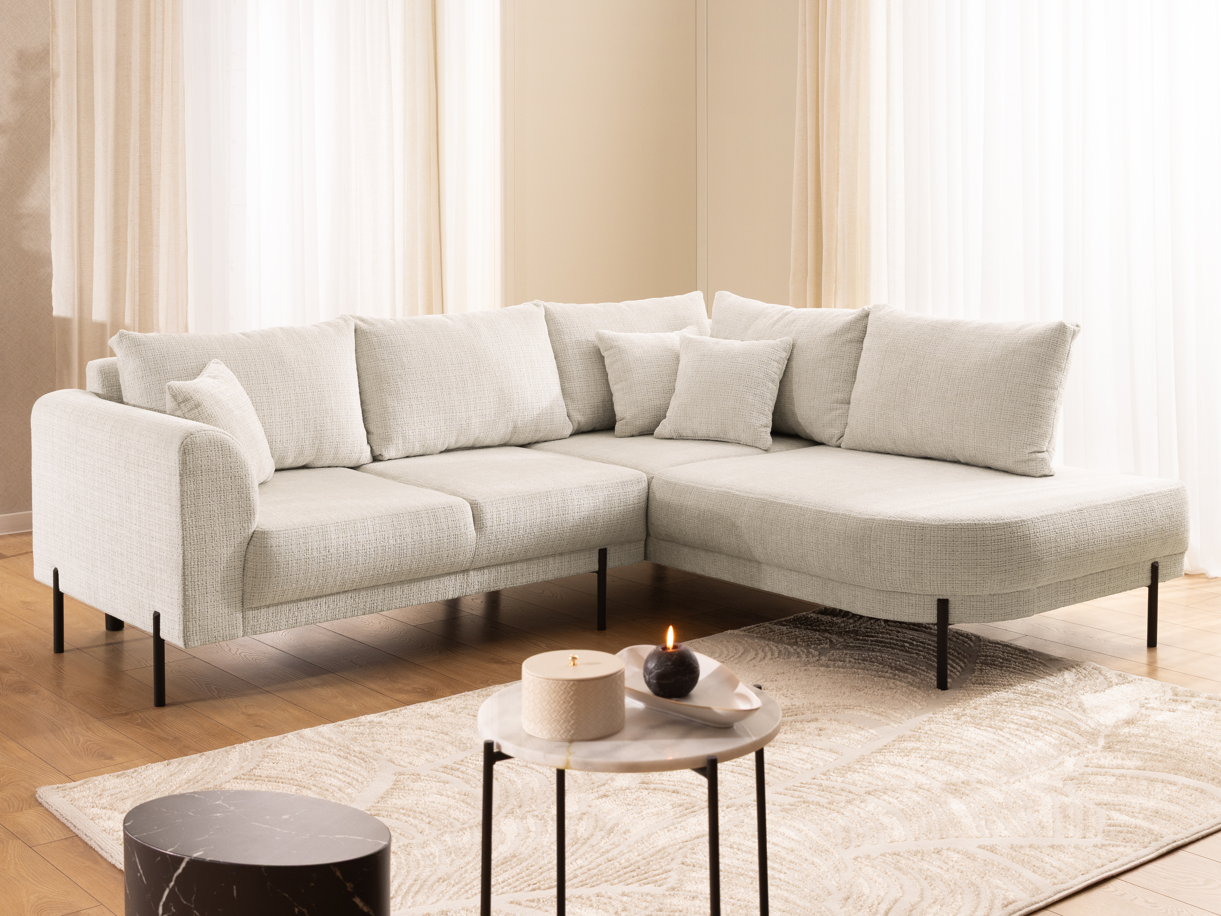 Hjørnesofa Rocklin 123 (Cremona 02)
