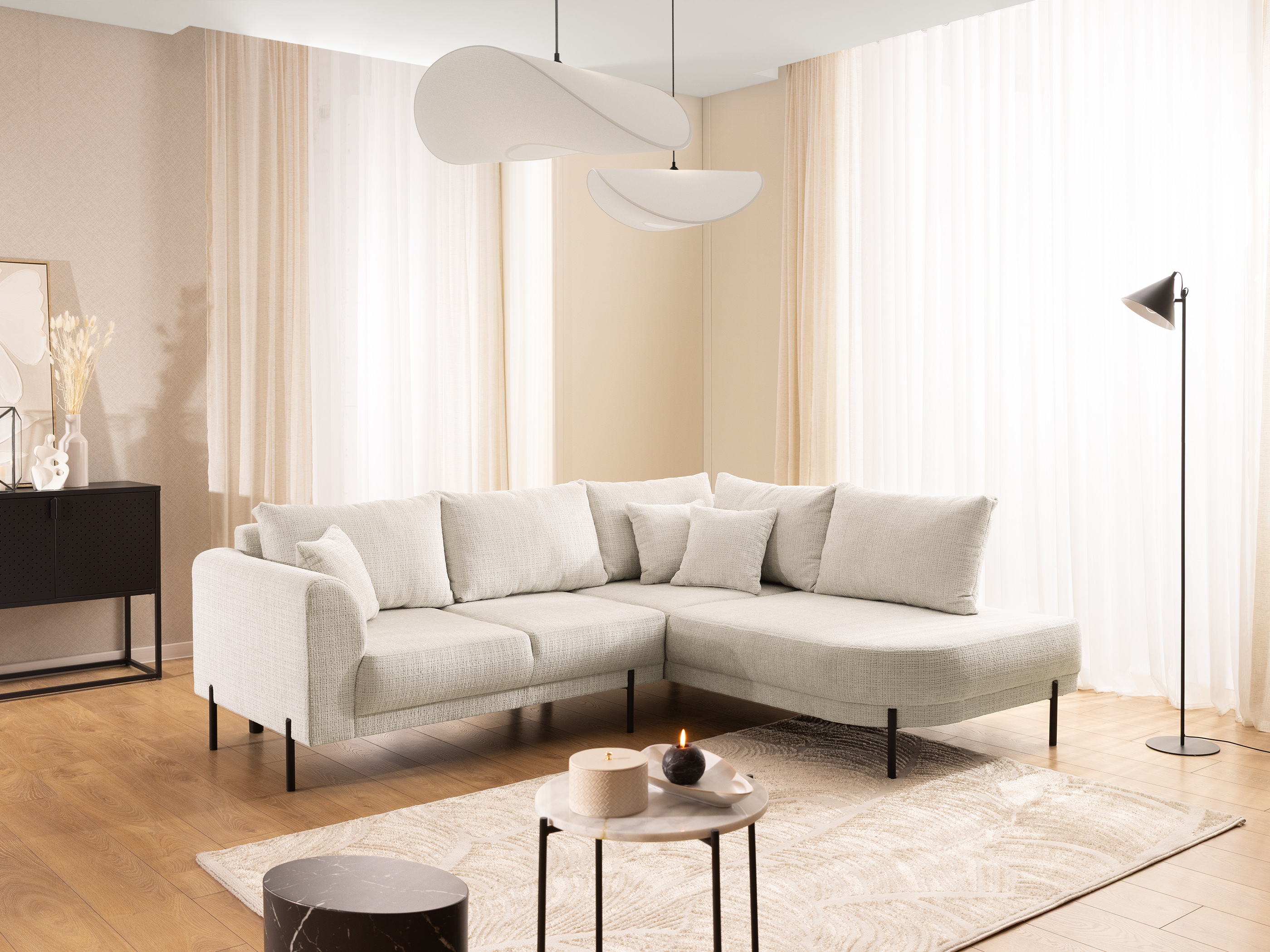 Hjørnesofa Rocklin 123 (Cremona 02)