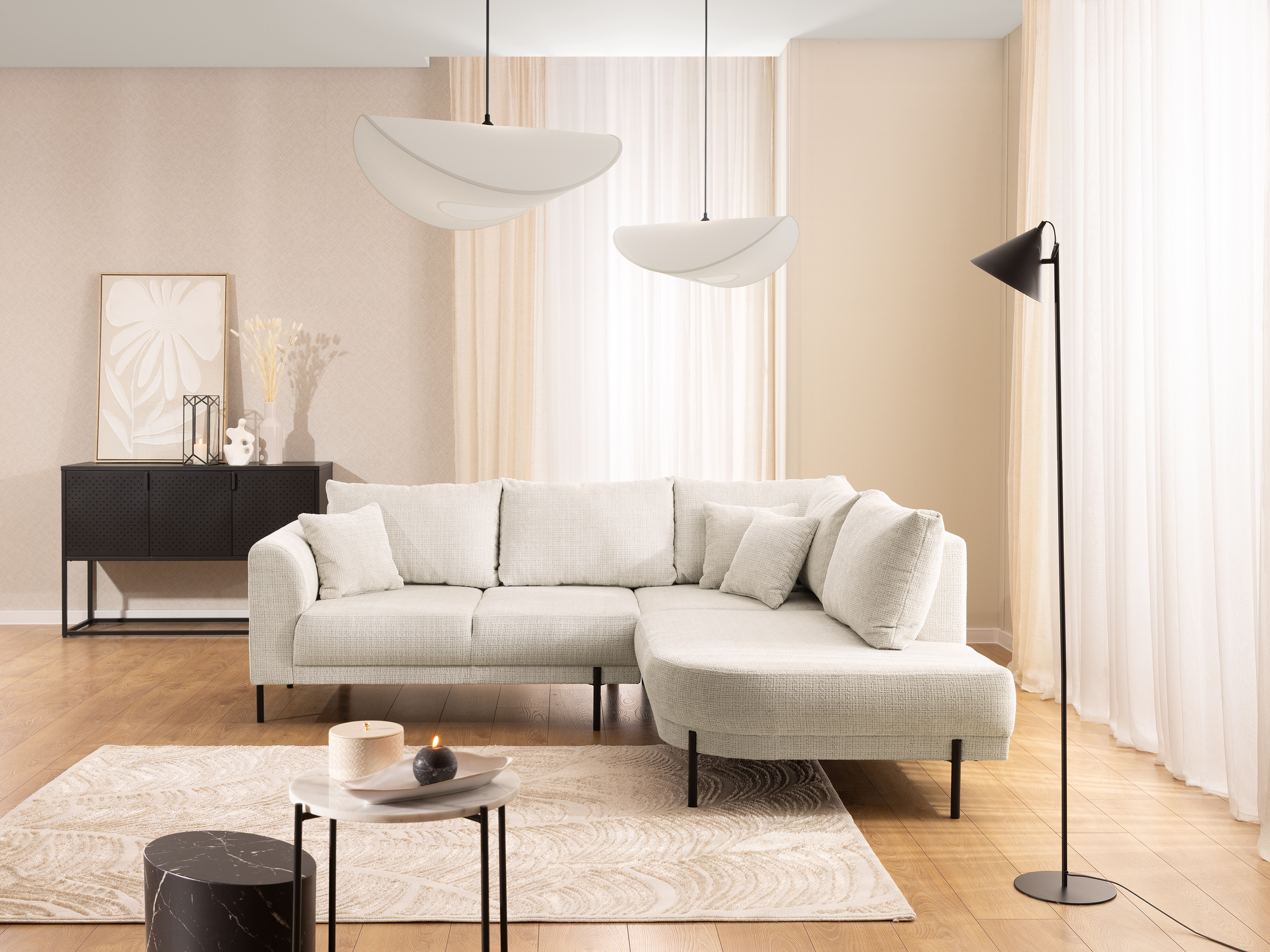 Hjørnesofa Rocklin 123 (Cremona 02)