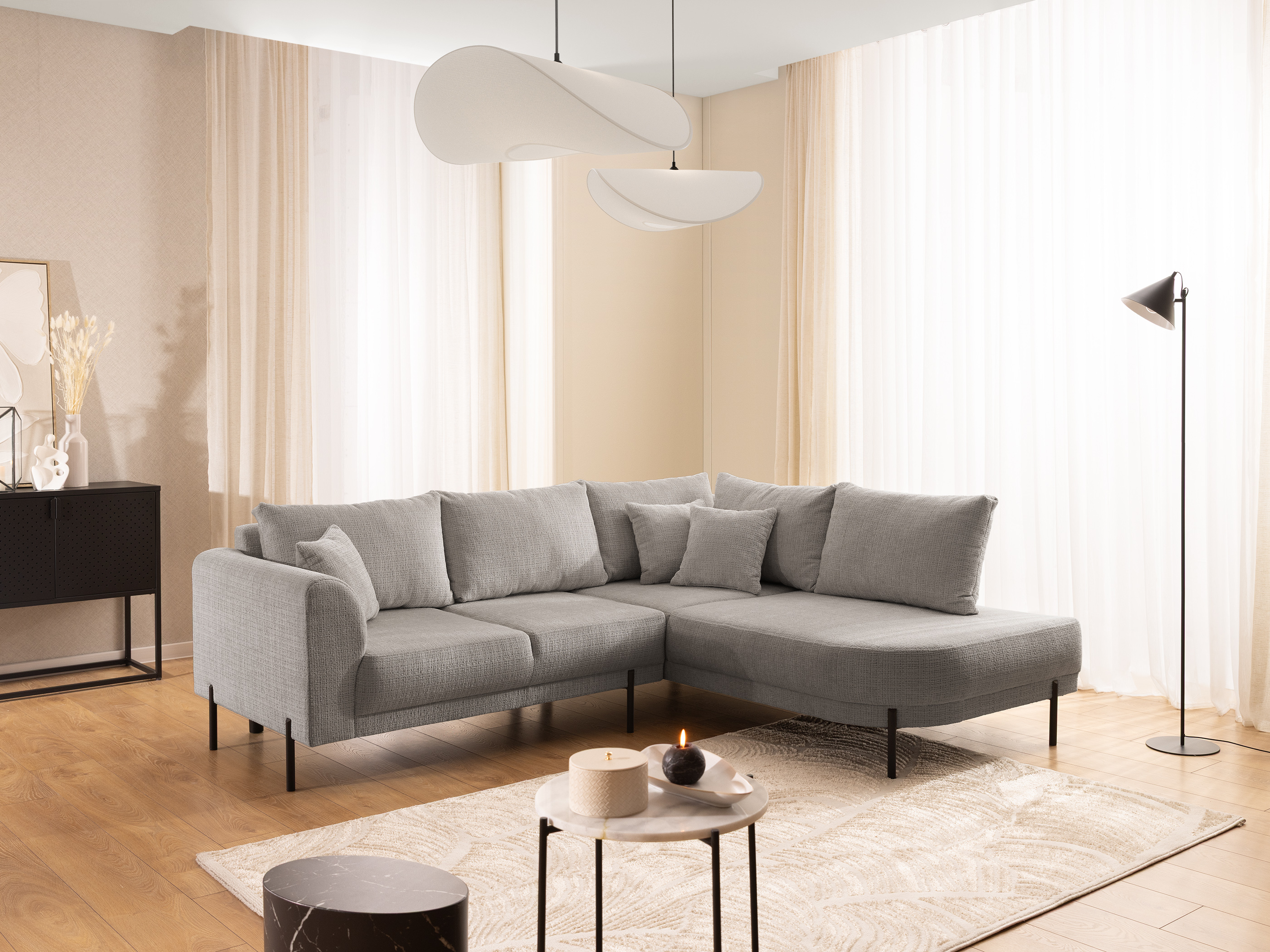 Hjørnesofa Rocklin 123 (Cremona 24)