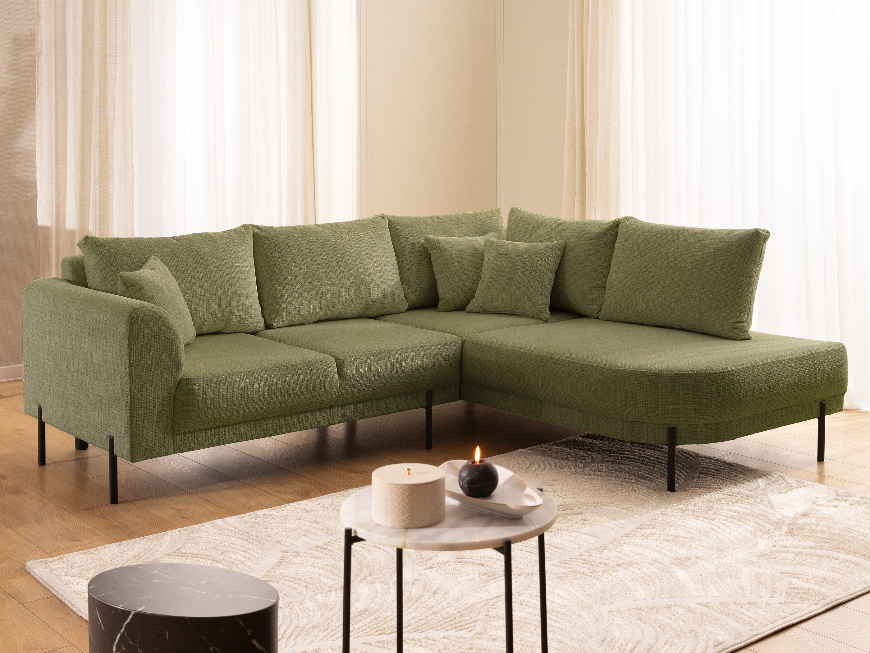 Hjørnesofa Rocklin 123 (Cremona 38)