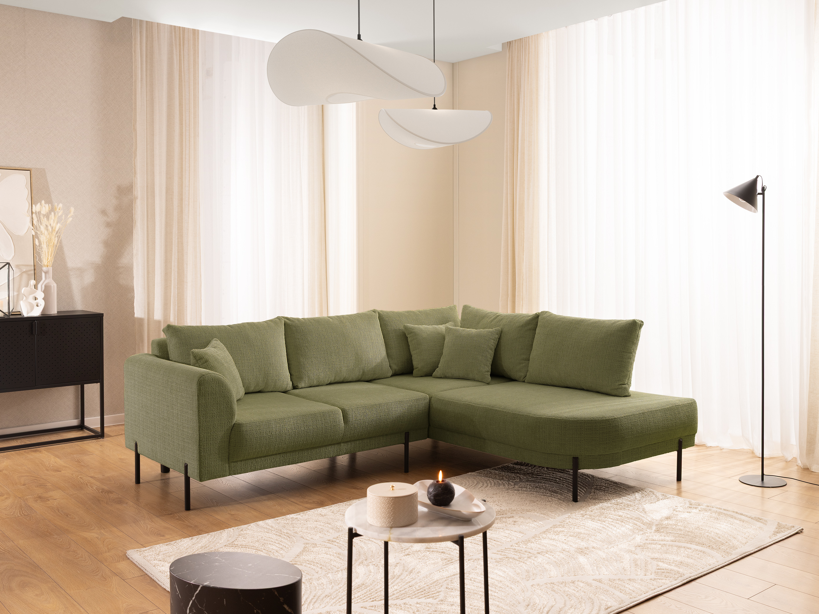 Hjørnesofa Rocklin 123 (Cremona 38)