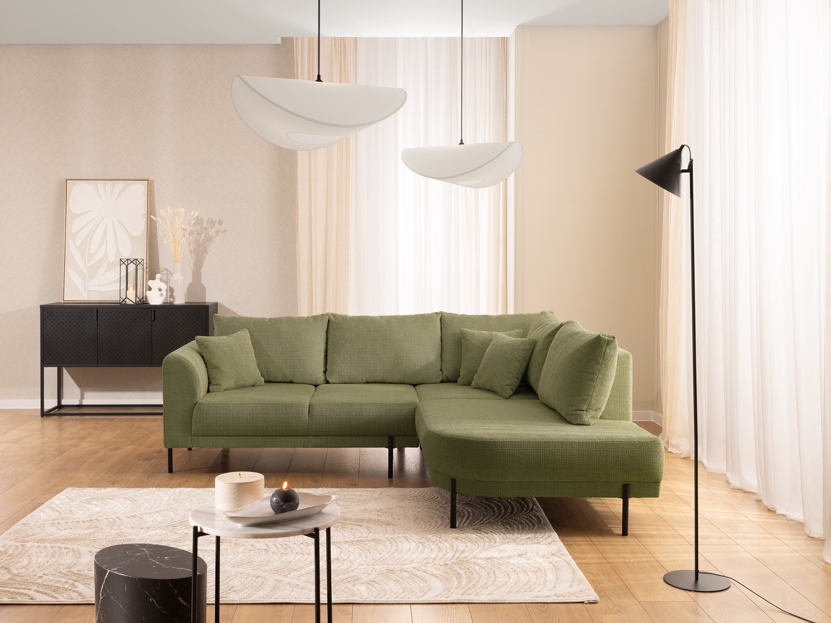 Hjørnesofa Rocklin 123 (Cremona 38)