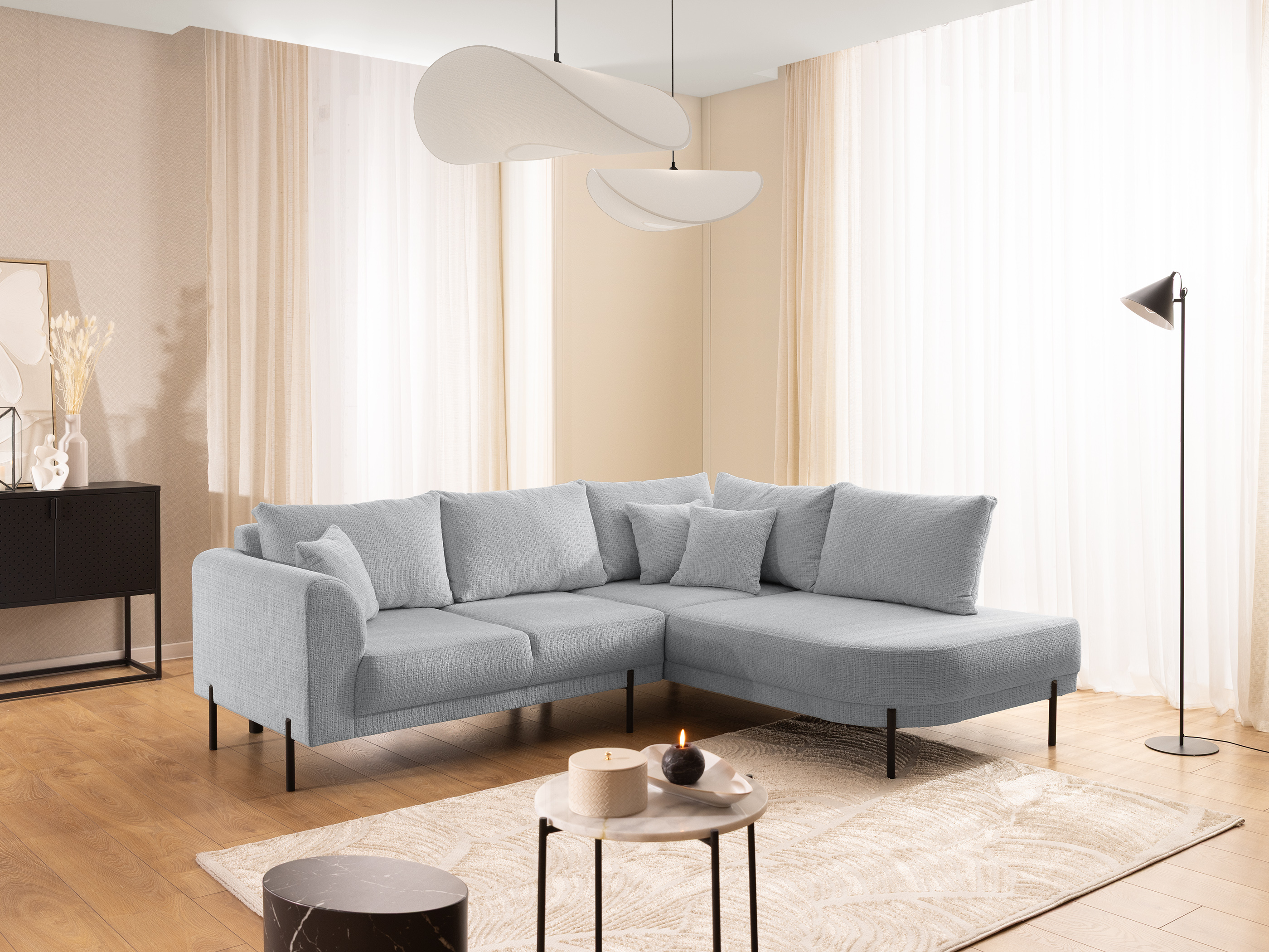 Hjørnesofa Rocklin 123 (Cremona 81)