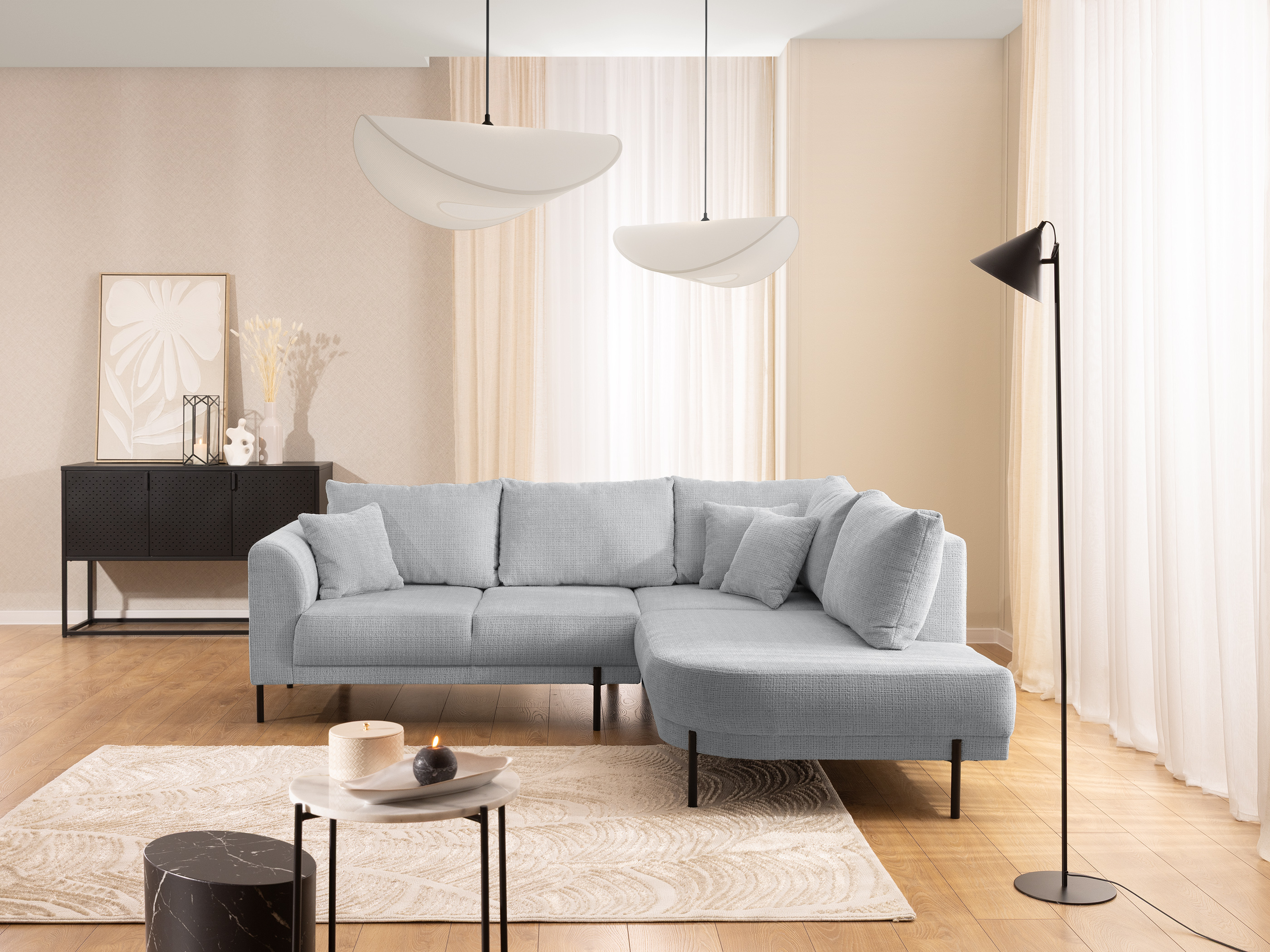 Hjørnesofa Rocklin 123 (Cremona 81)