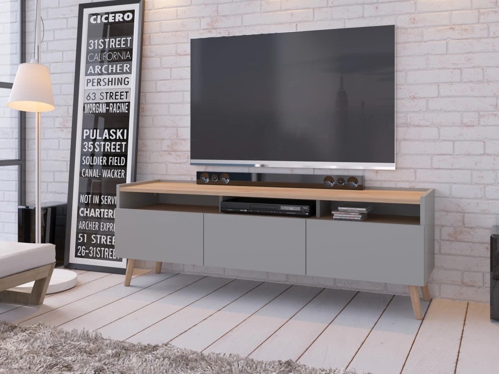 TV-bord Monmelo 100 (Grå)
