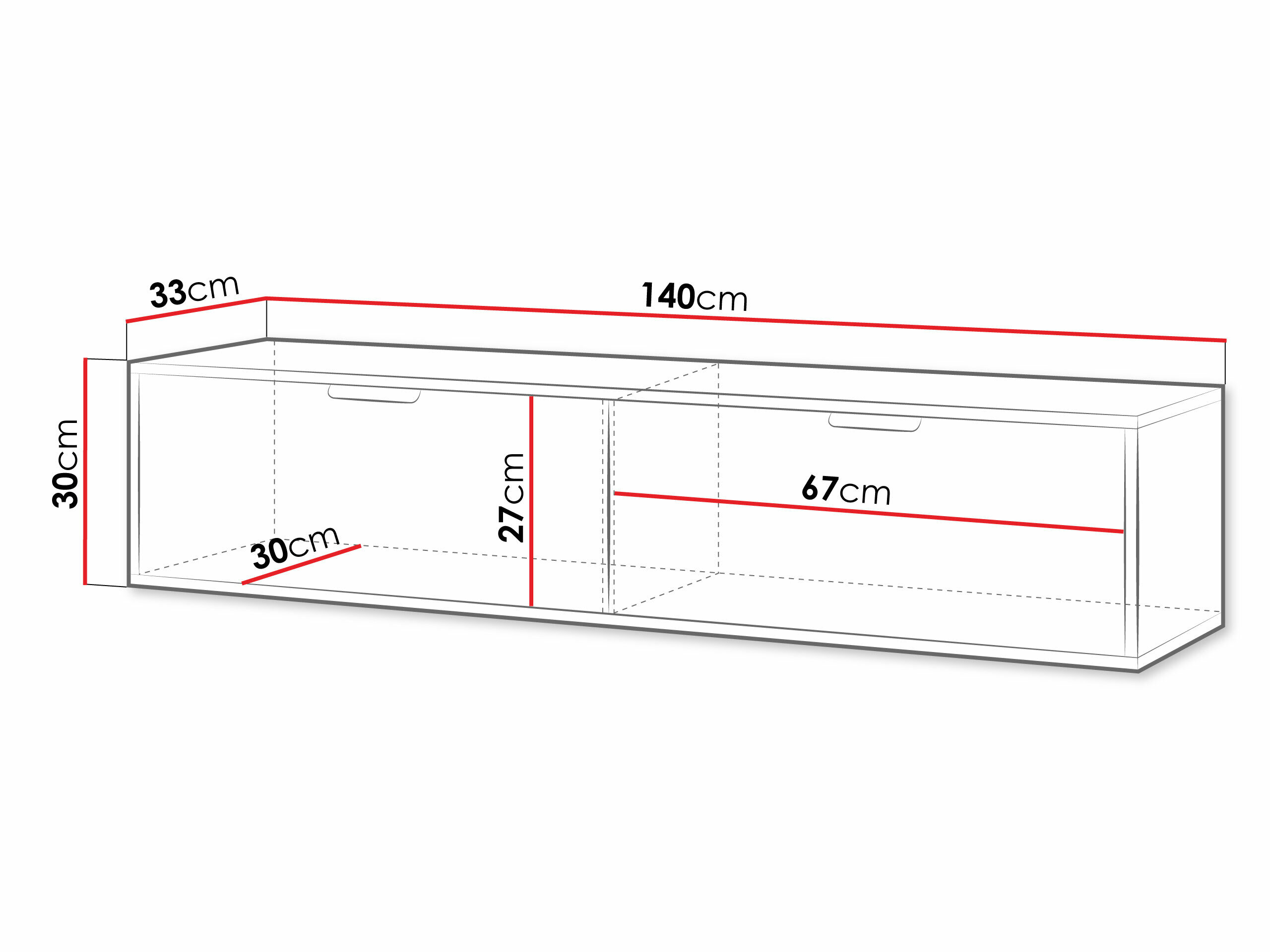 TV-bord Hamilton 100 (Sort)