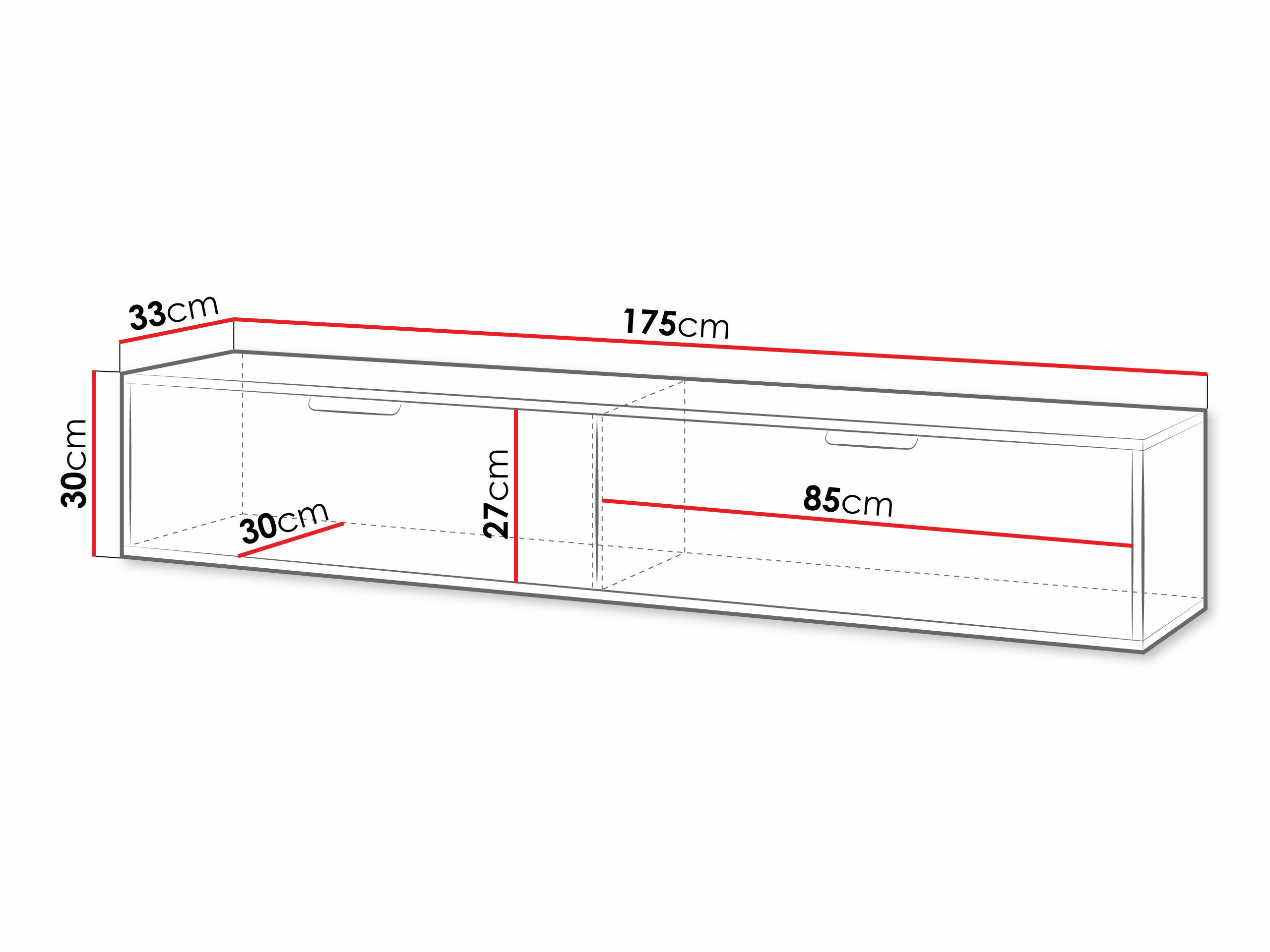 TV-bord Hamilton 101 (Kashmir)