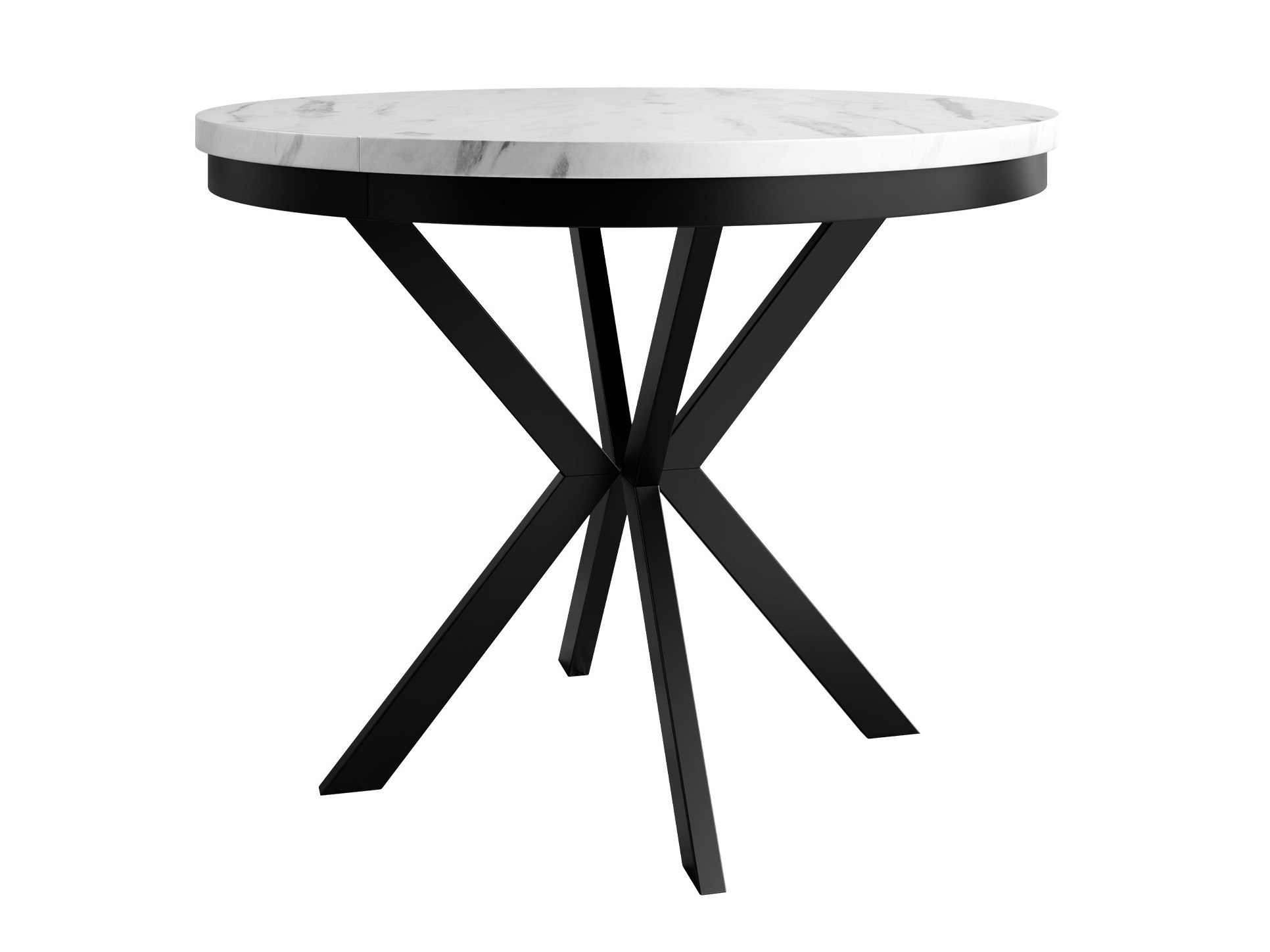 Bord Oswego 155 (Hvid marmor)