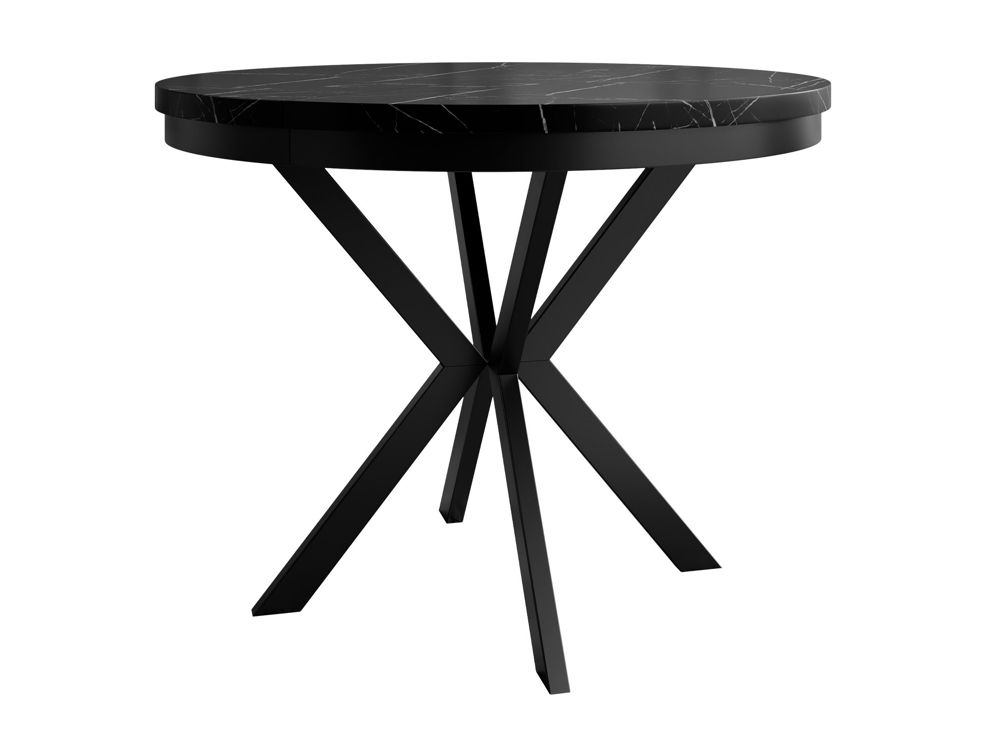 Bord Oswego 157 (Sort marmor)