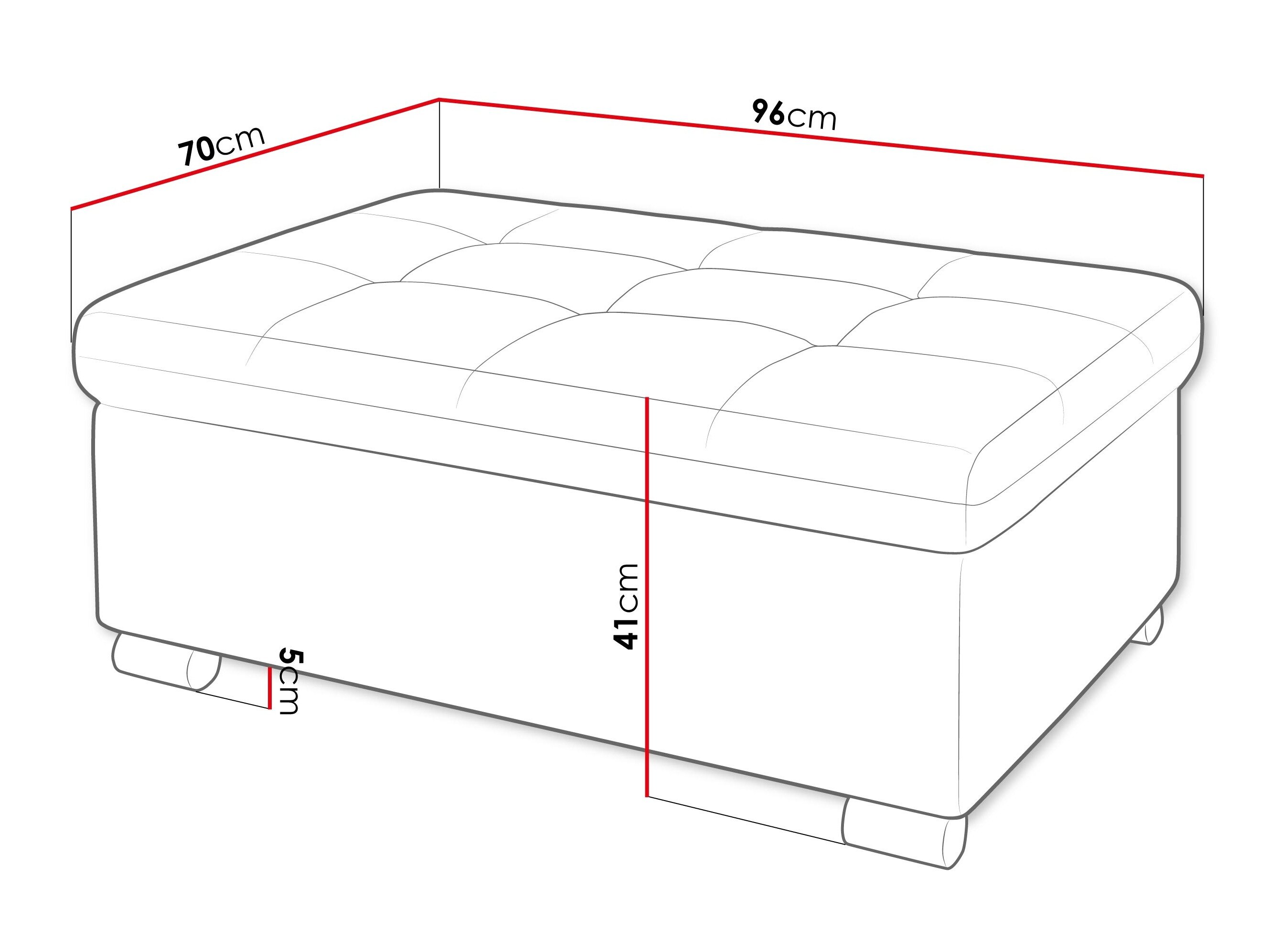 Polstret bænk Comfivo 118 (Maya 07)